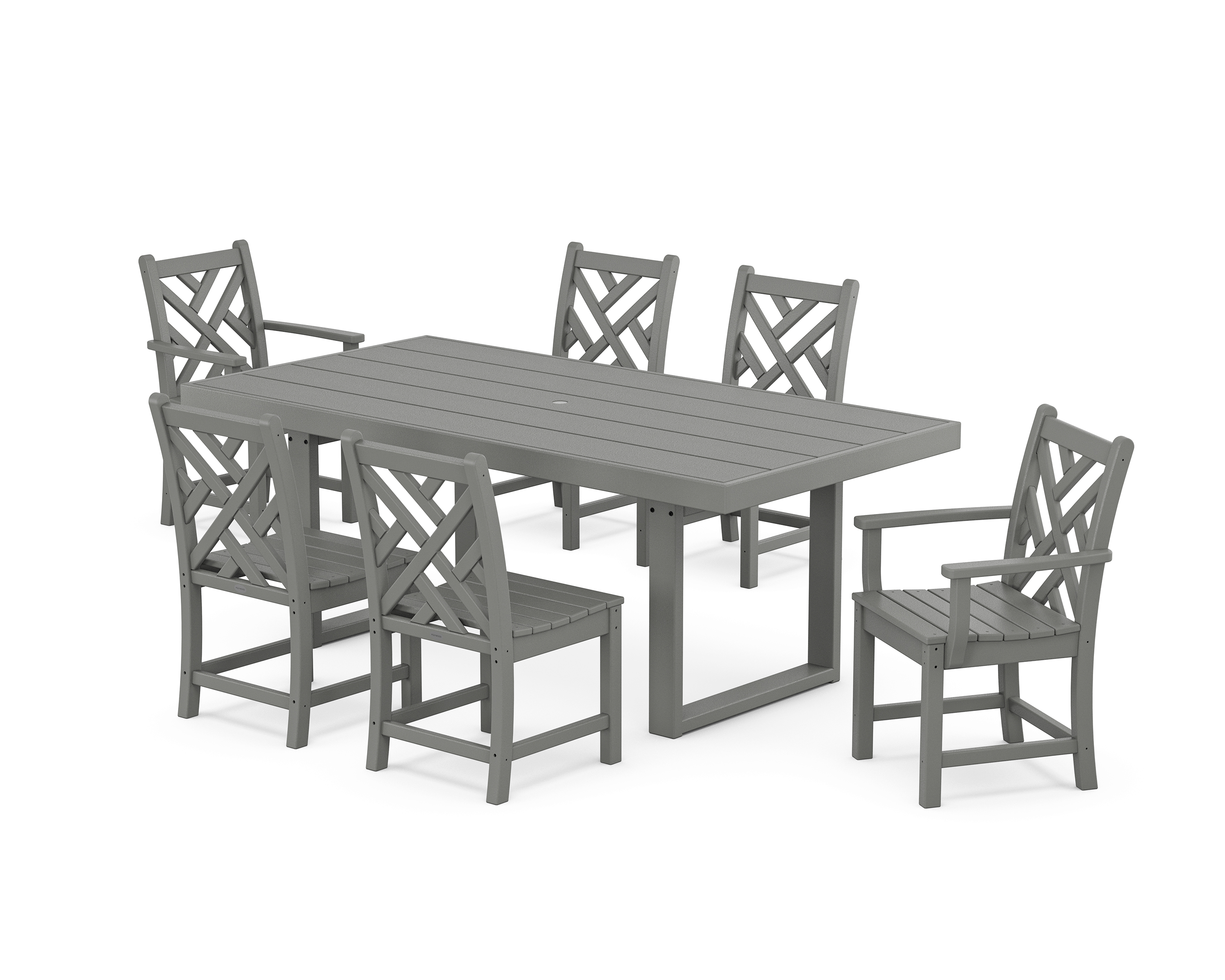 POLYWOOD Chippendale 7-Piece Dining Set