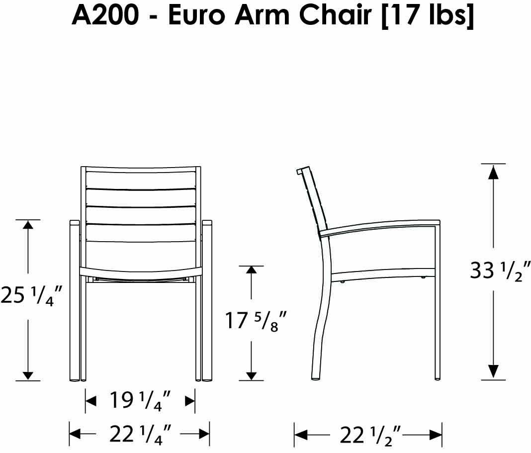 POLYWOOD® Euro Cafe Dining Set