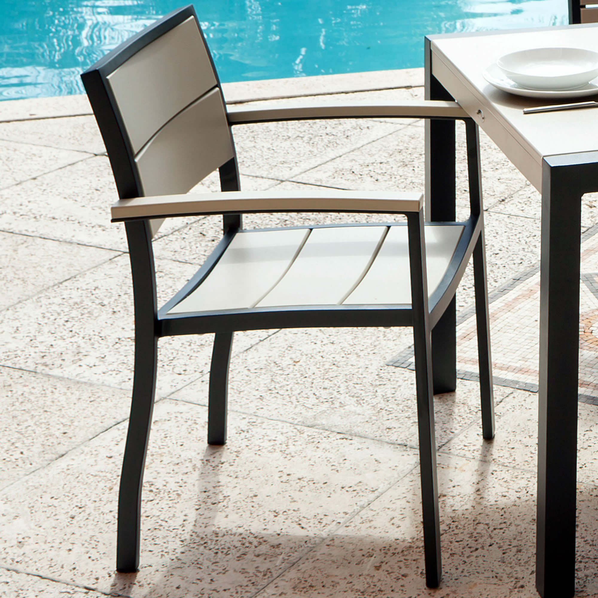 POLYWOOD® Metro™ Dining Arm Chair