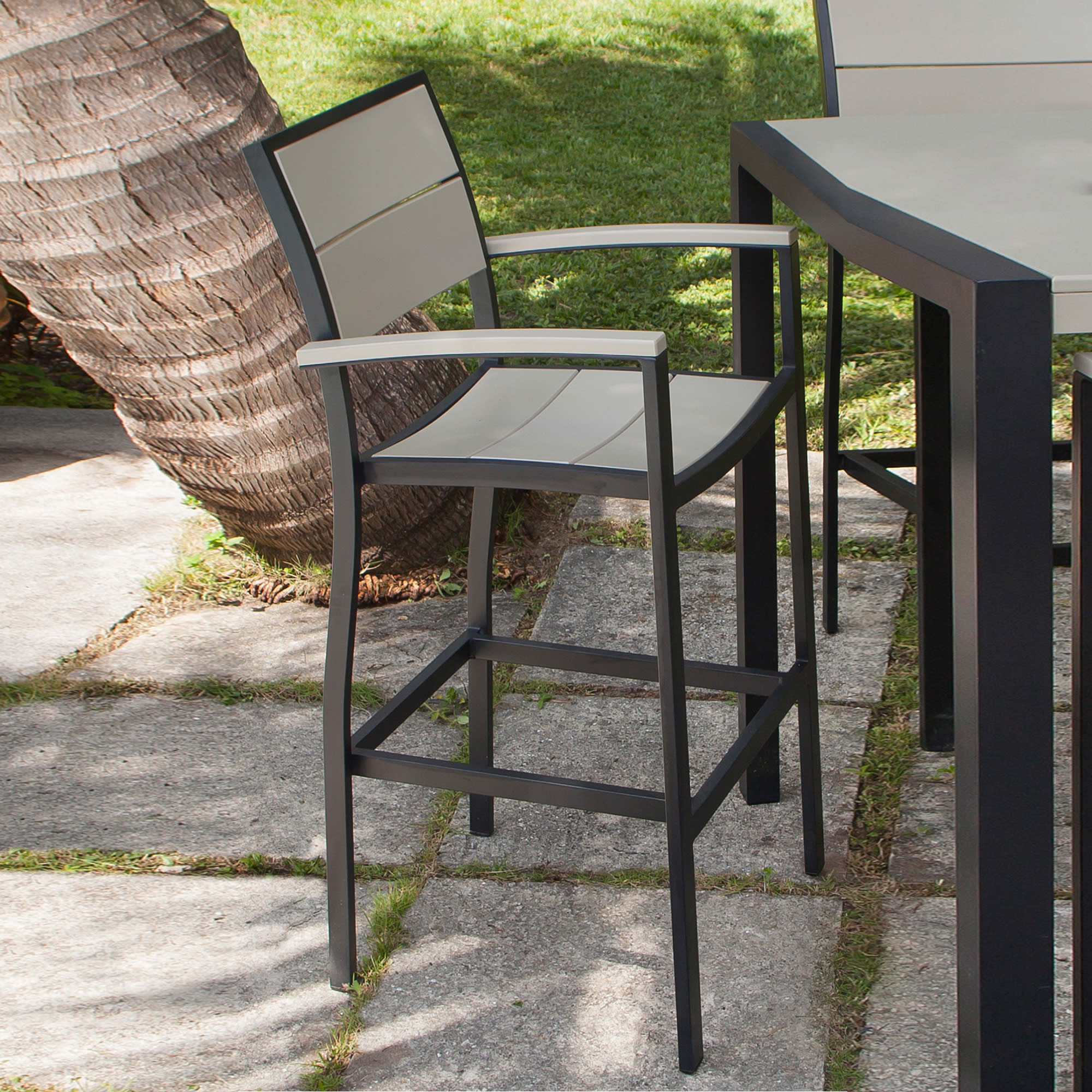 POLYWOOD® Metro™ Bar Arm Chair