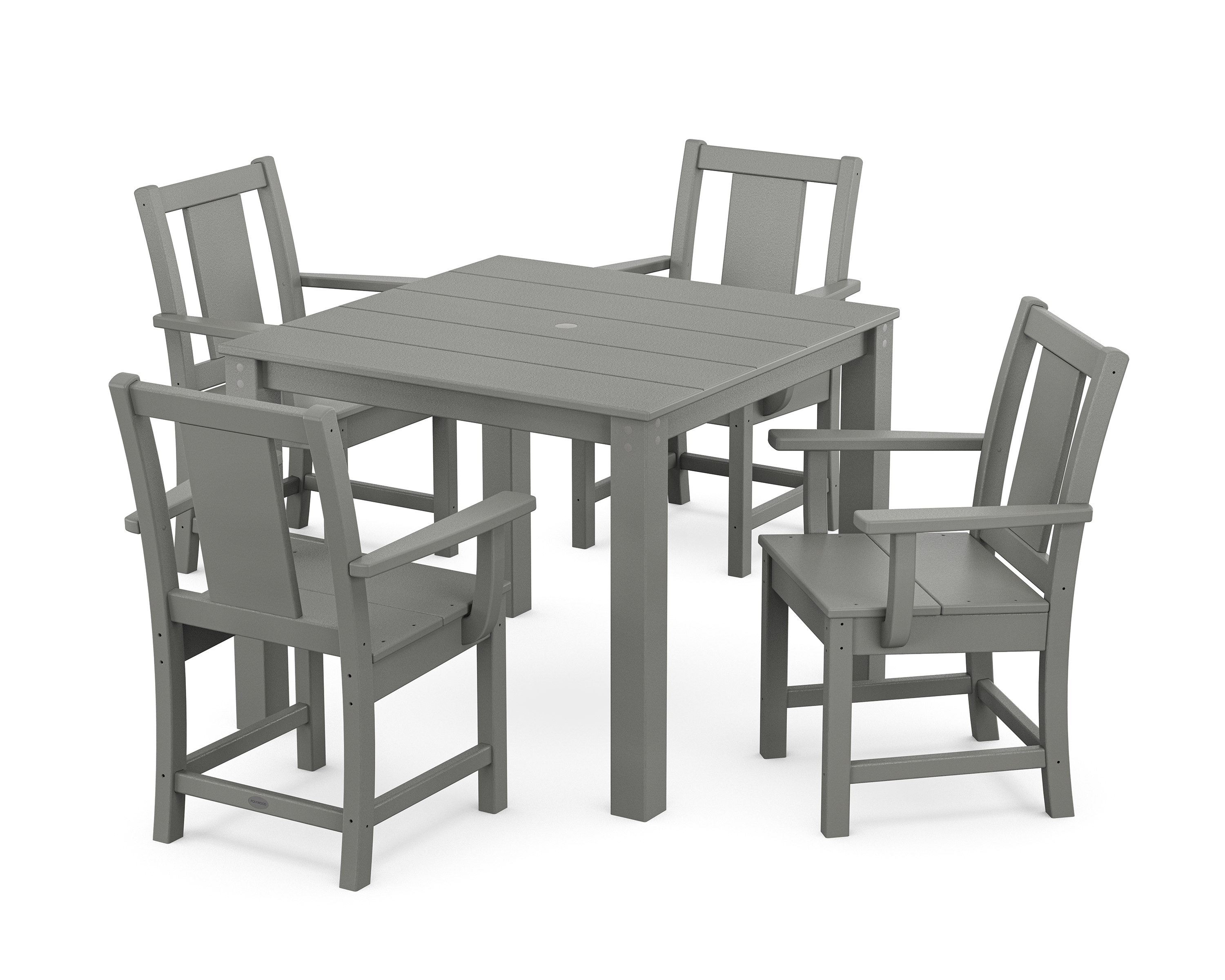 POLYWOOD Prairie 5-Piece Parsons Dining Set