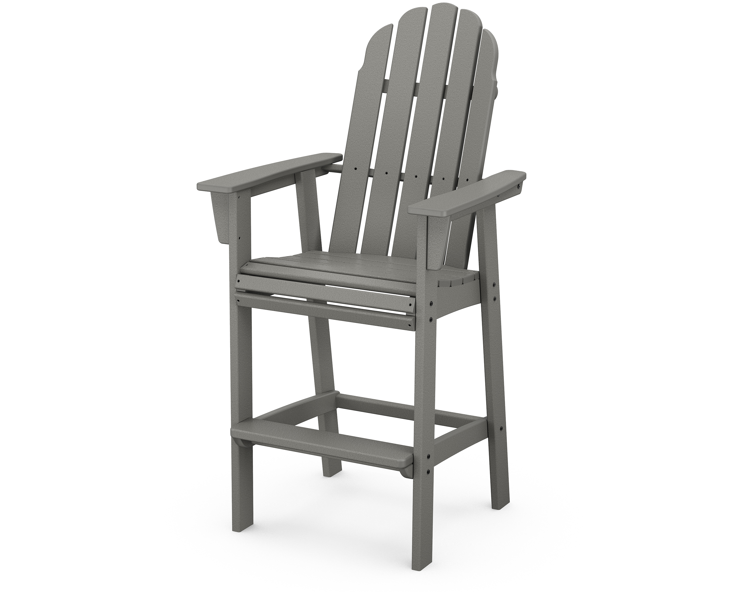 POLYWOOD Vineyard Curveback Adirondack Bar Chair