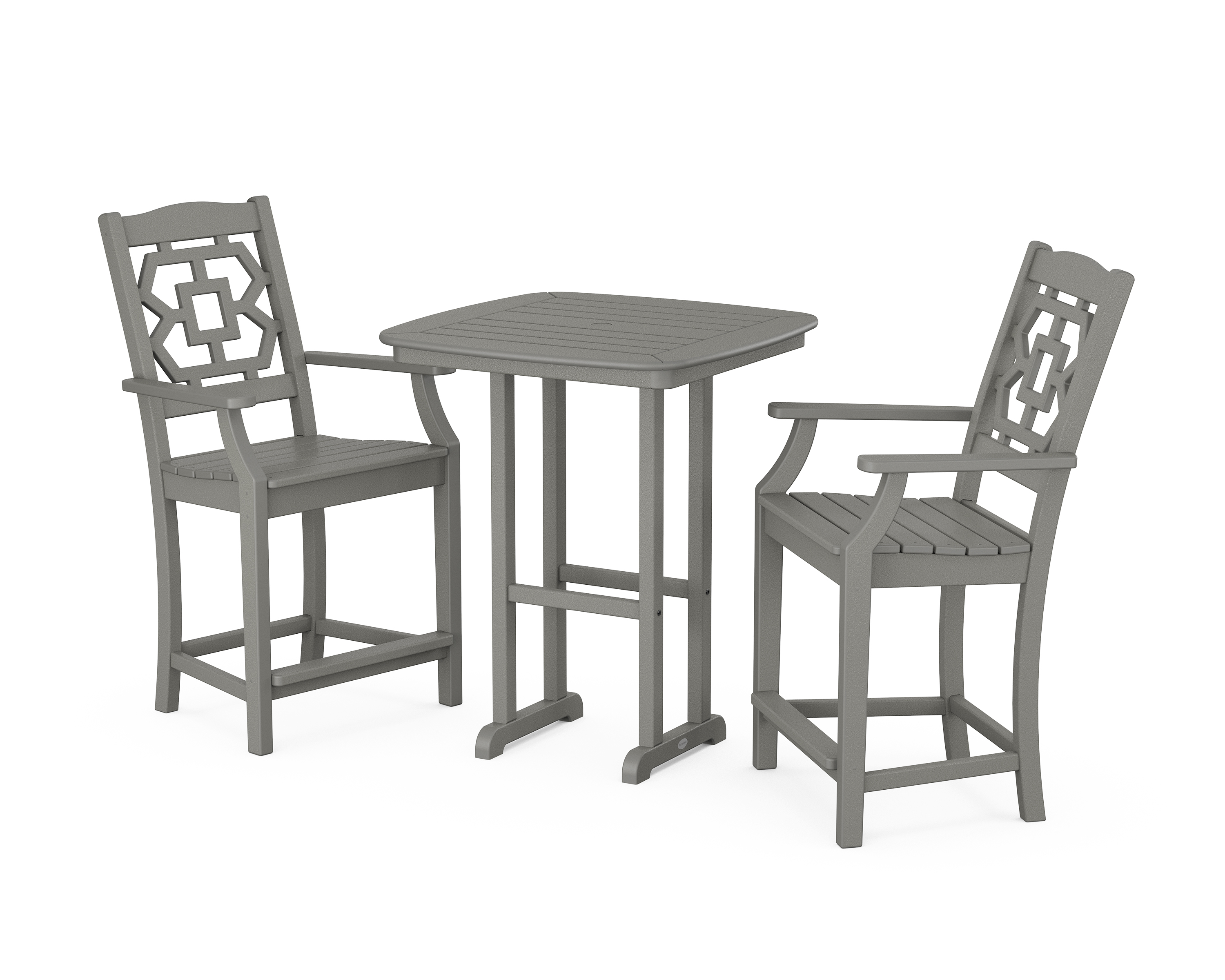 POLYWOOD Chinoiserie 3-Piece Counter Set