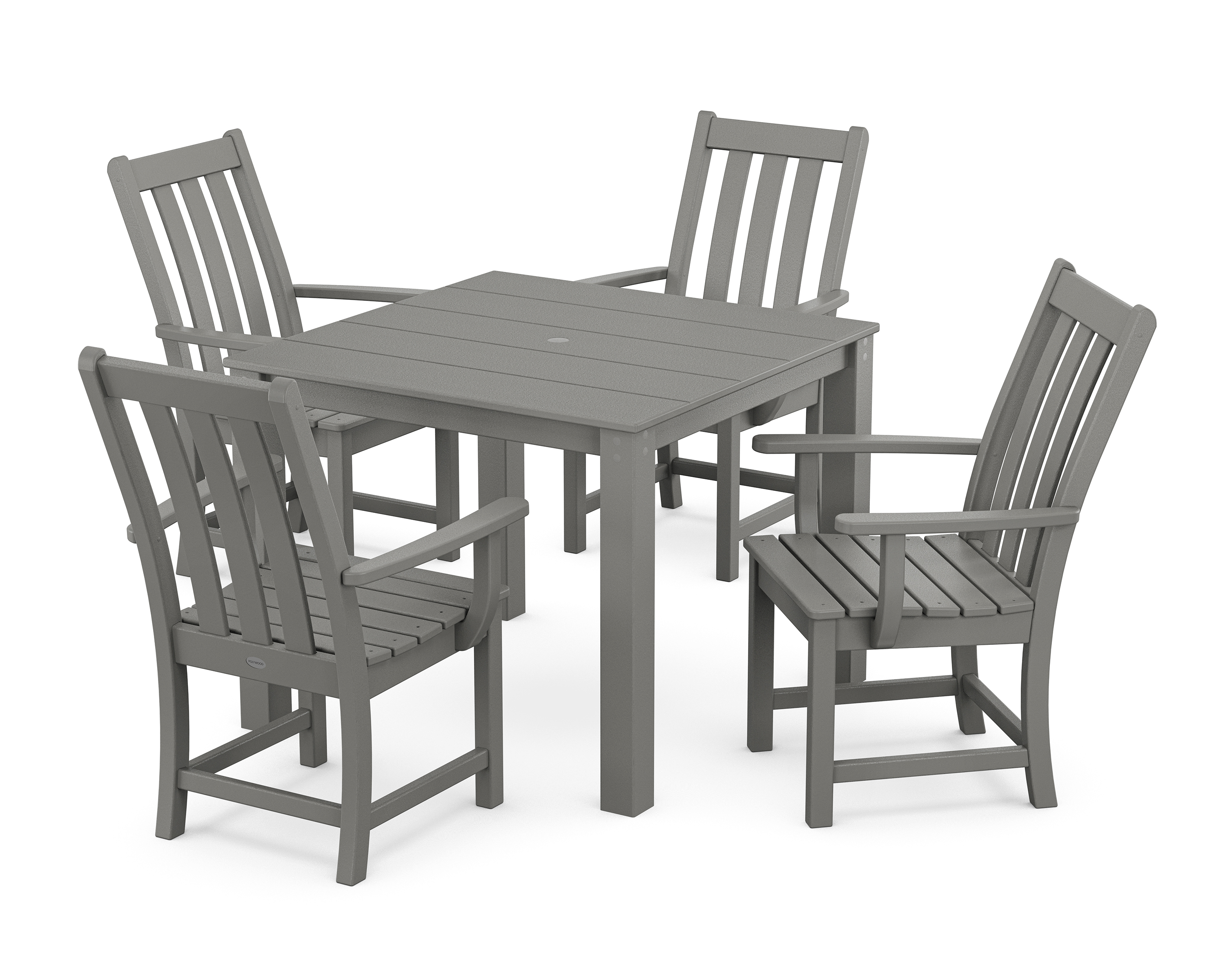 POLYWOOD Vineyard 5-Piece Parsons Dining Set