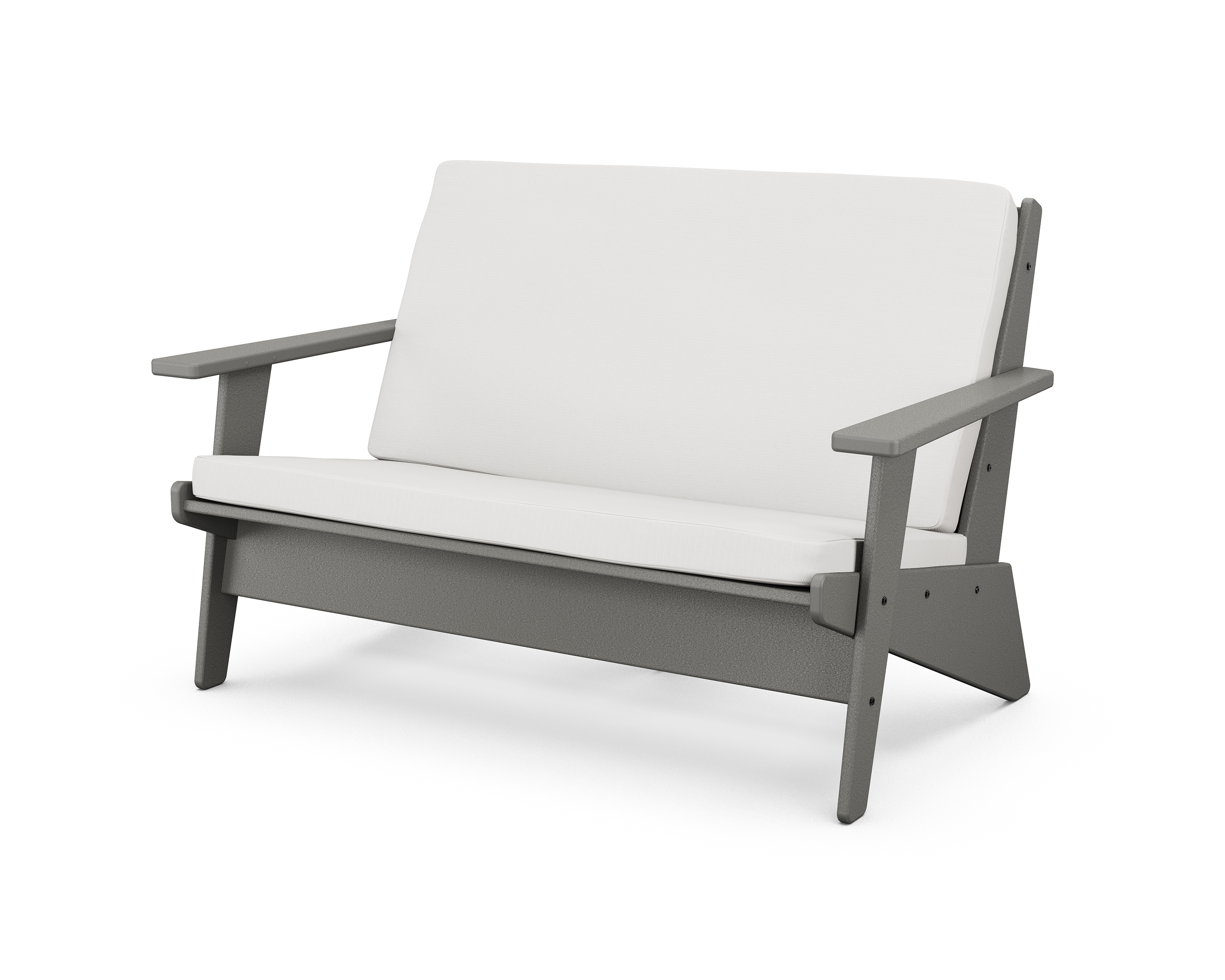 POLYWOOD Riviera Modern Lounge Loveseat
