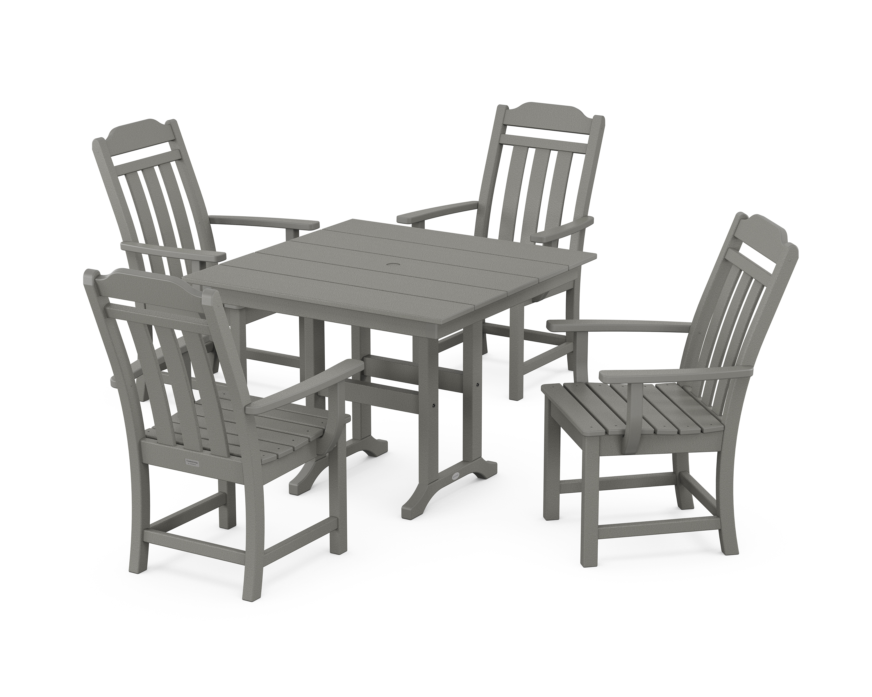 POLYWOOD Cottage 5-Piece Farmhouse Dining Set