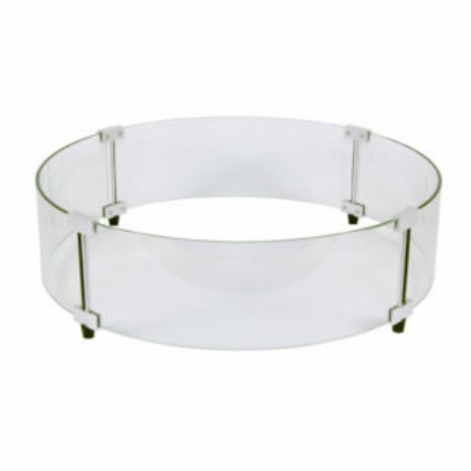 Breezesta™ Elementz Replacement Round Tempered Glass Wind Guard