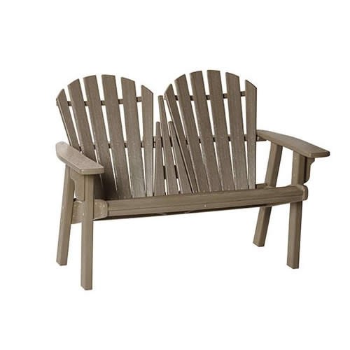 Shown in Weatherwood Frame with White Slats