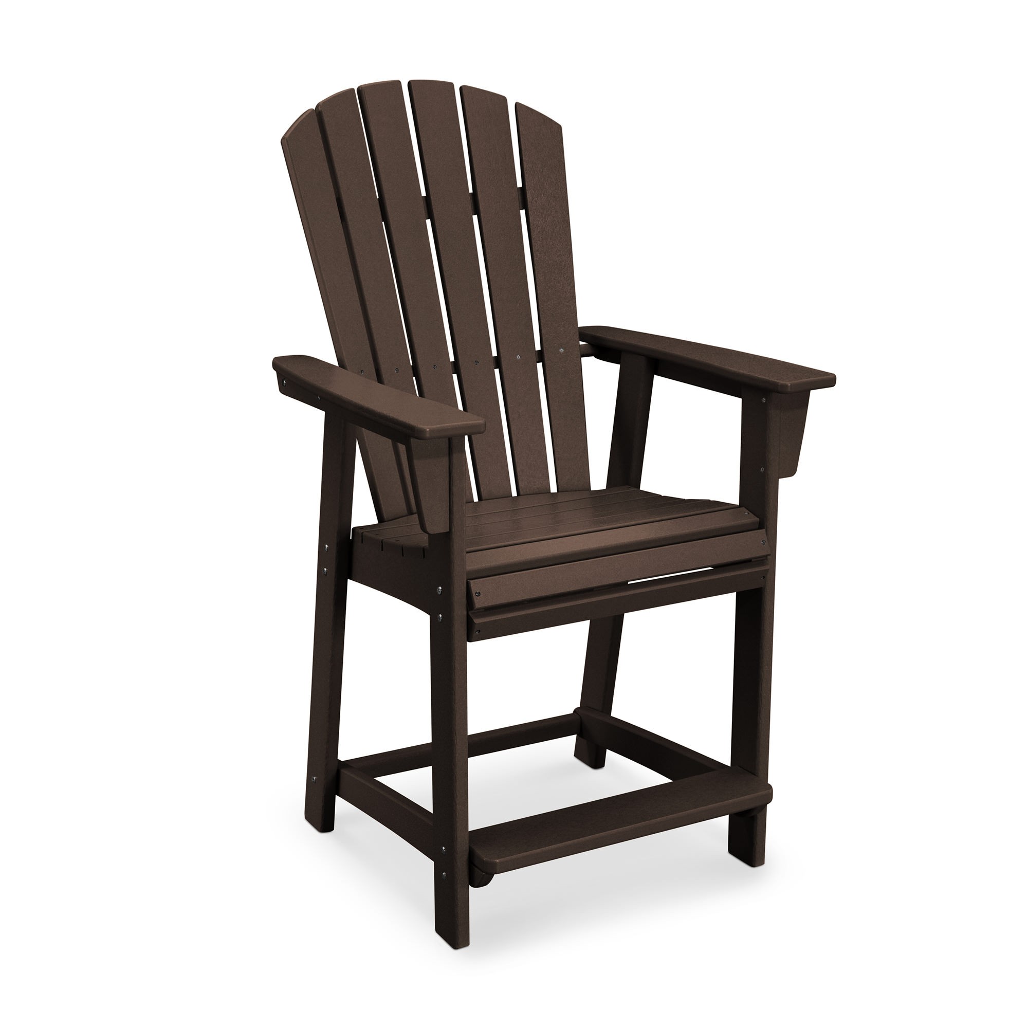 POLYWOOD® Nautical Adirondack Counter Chair