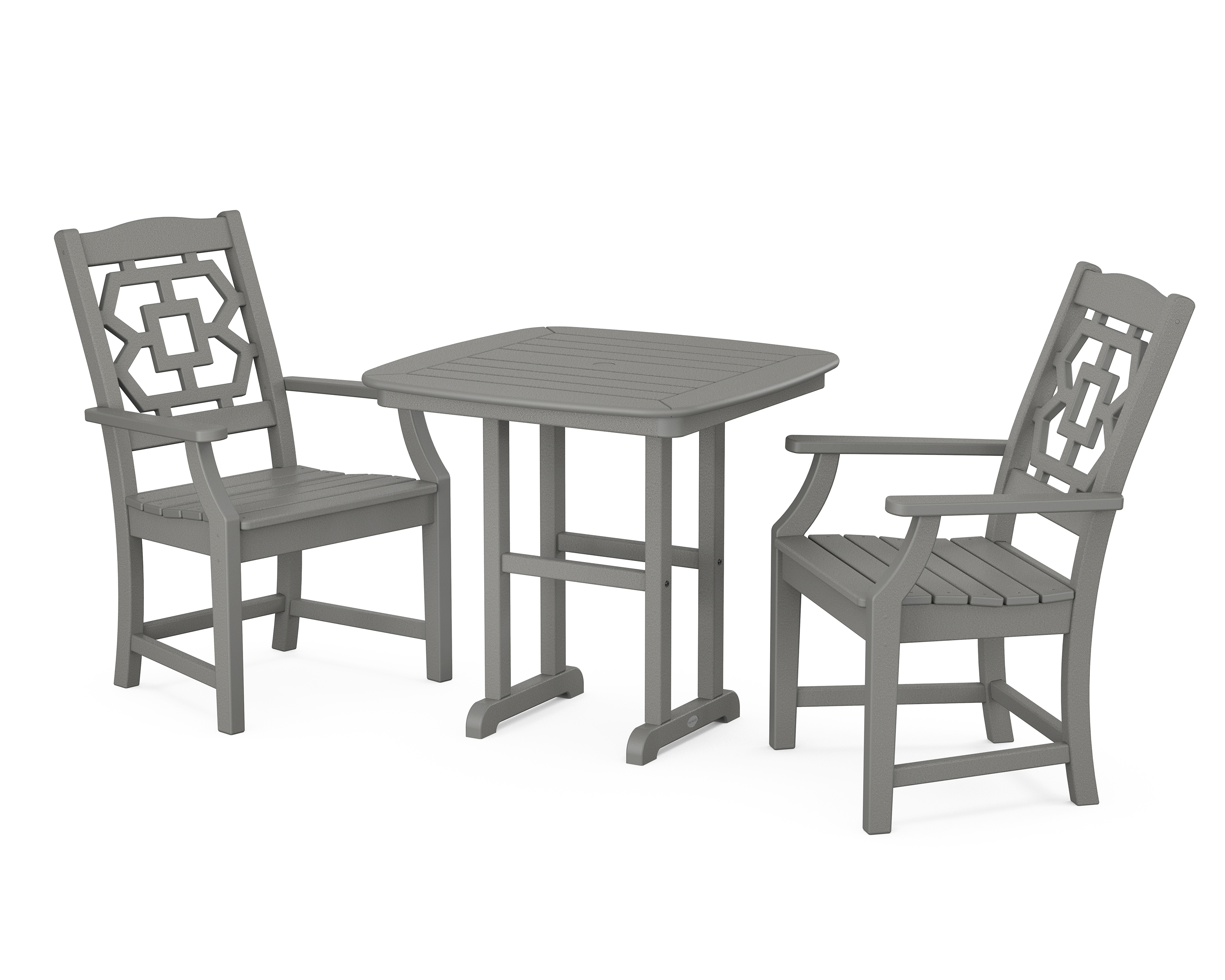 POLYWOOD Chinoiserie 3-Piece Dining Set