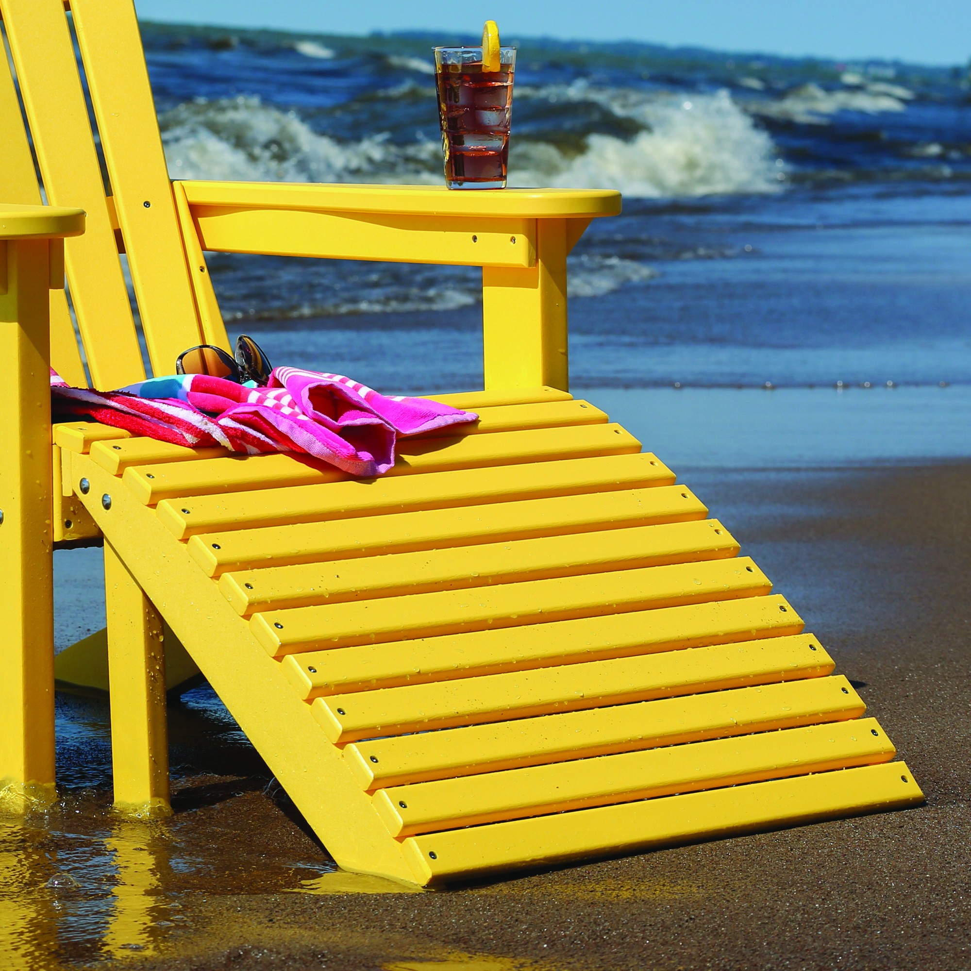 Berlin Gardens Tropical Adirondack Footstool