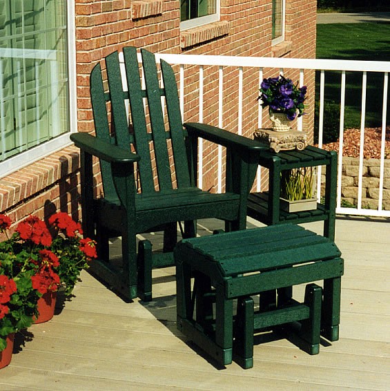 POLYWOOD Adirondack Glider Chair