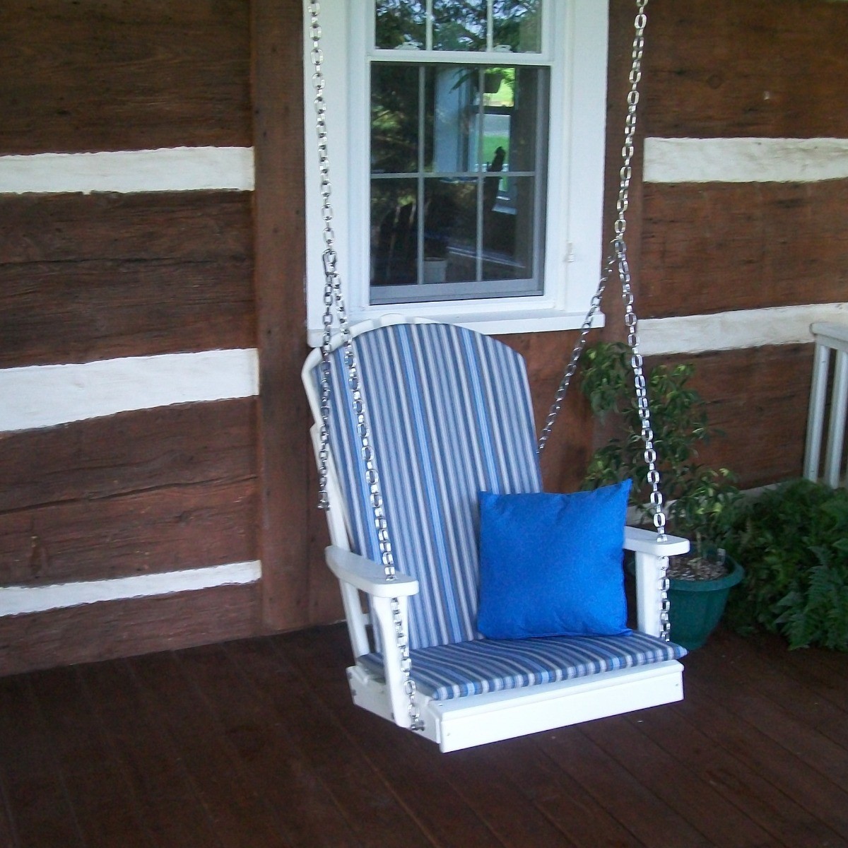 A&L Furniture Poly Adirondack Chair Swing