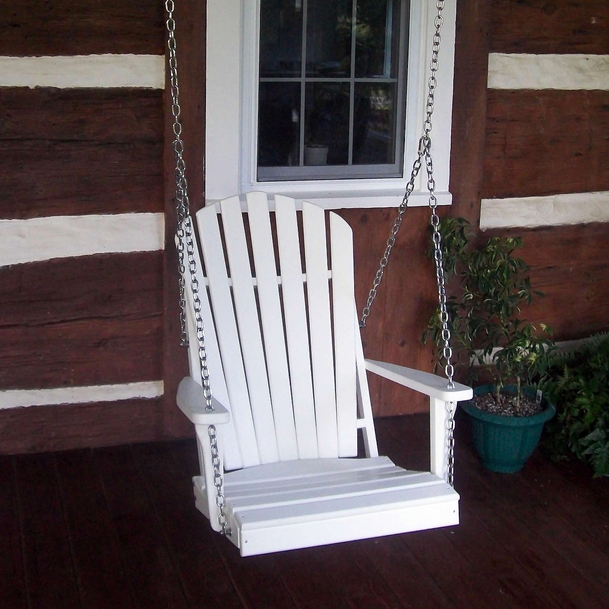 A&L Furniture Poly Adirondack Chair Swing