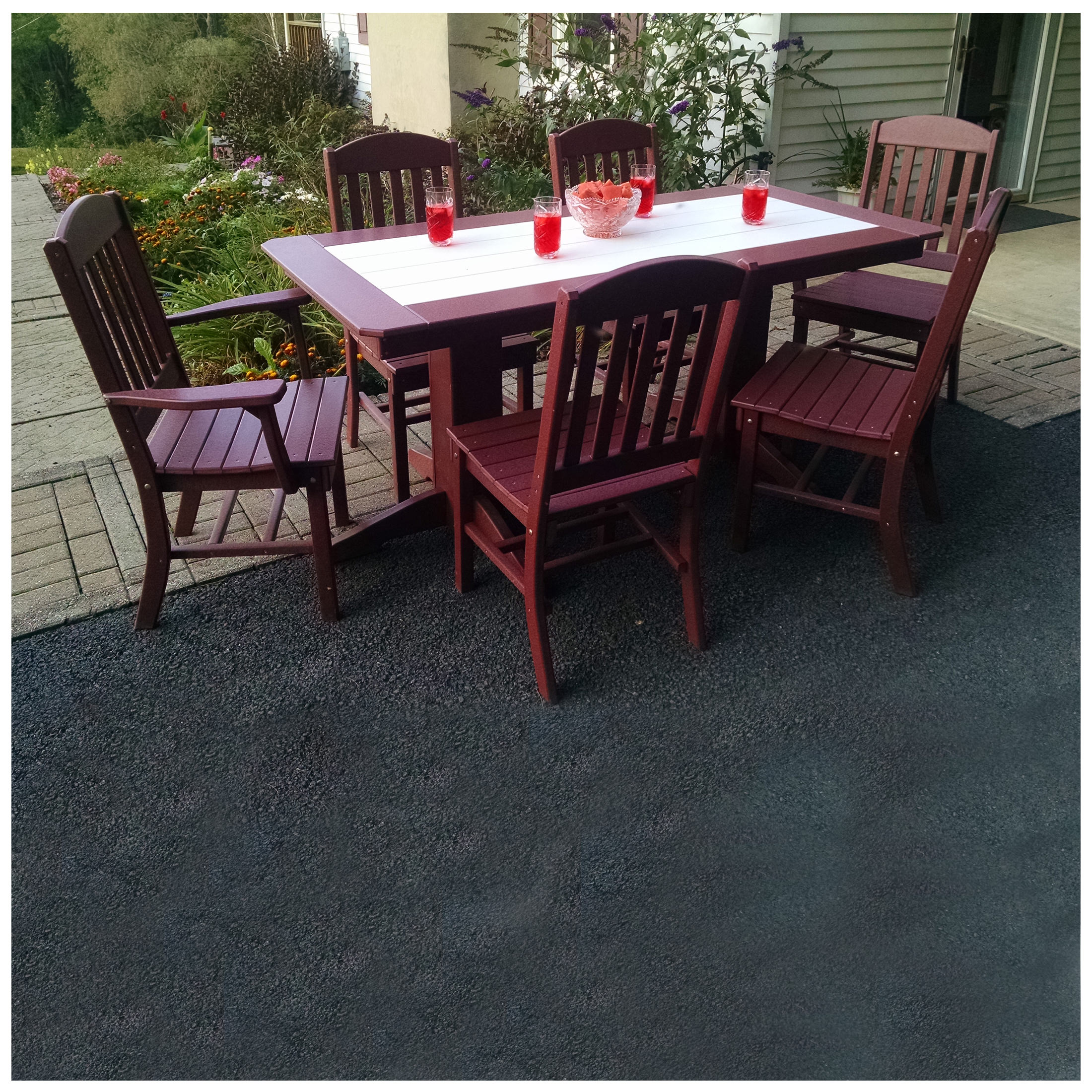 A&L Furniture 7-Piece Classic Dining Set