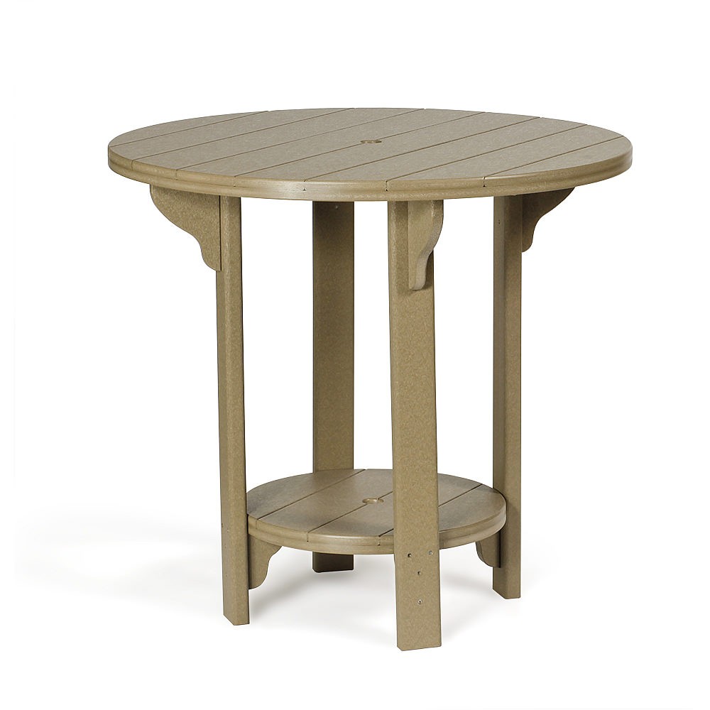 Amish Poly Round 42 in Bar Table