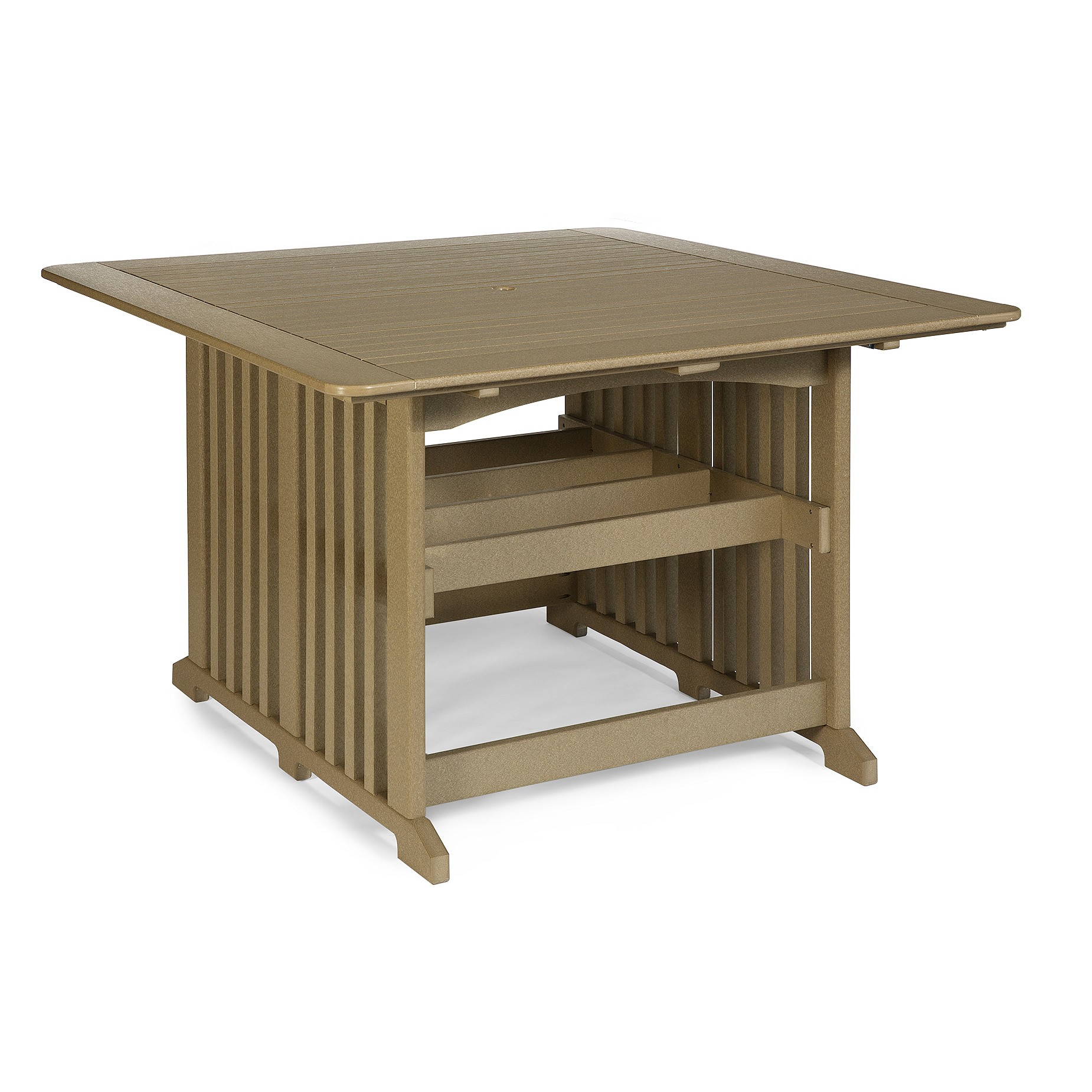 Amish Poly 60 in Square Counter Table