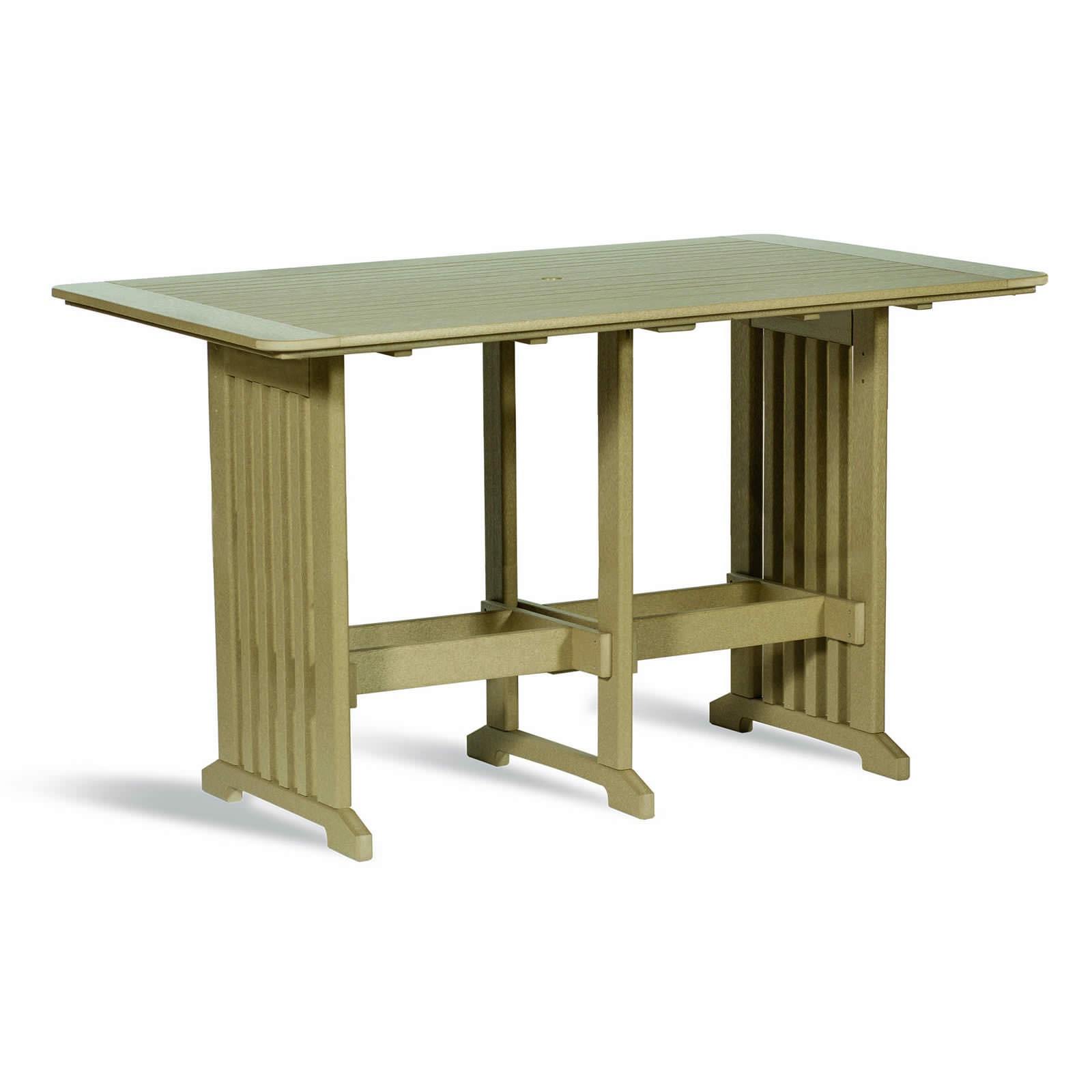 Amish Poly Fan-Back Bar Chair