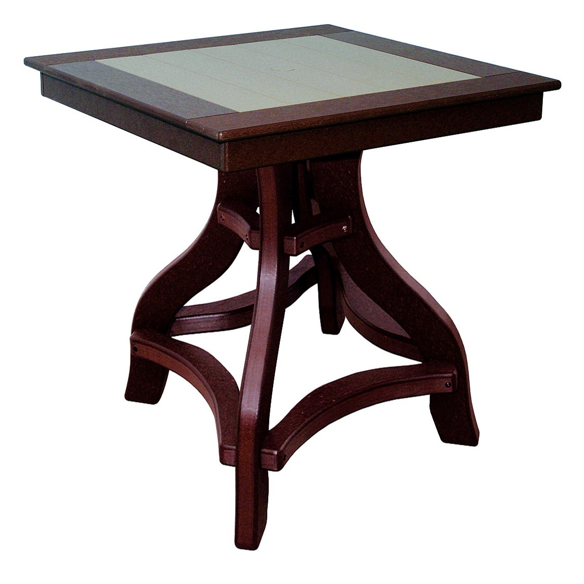 Amish Poly 32 in Square Bar Table