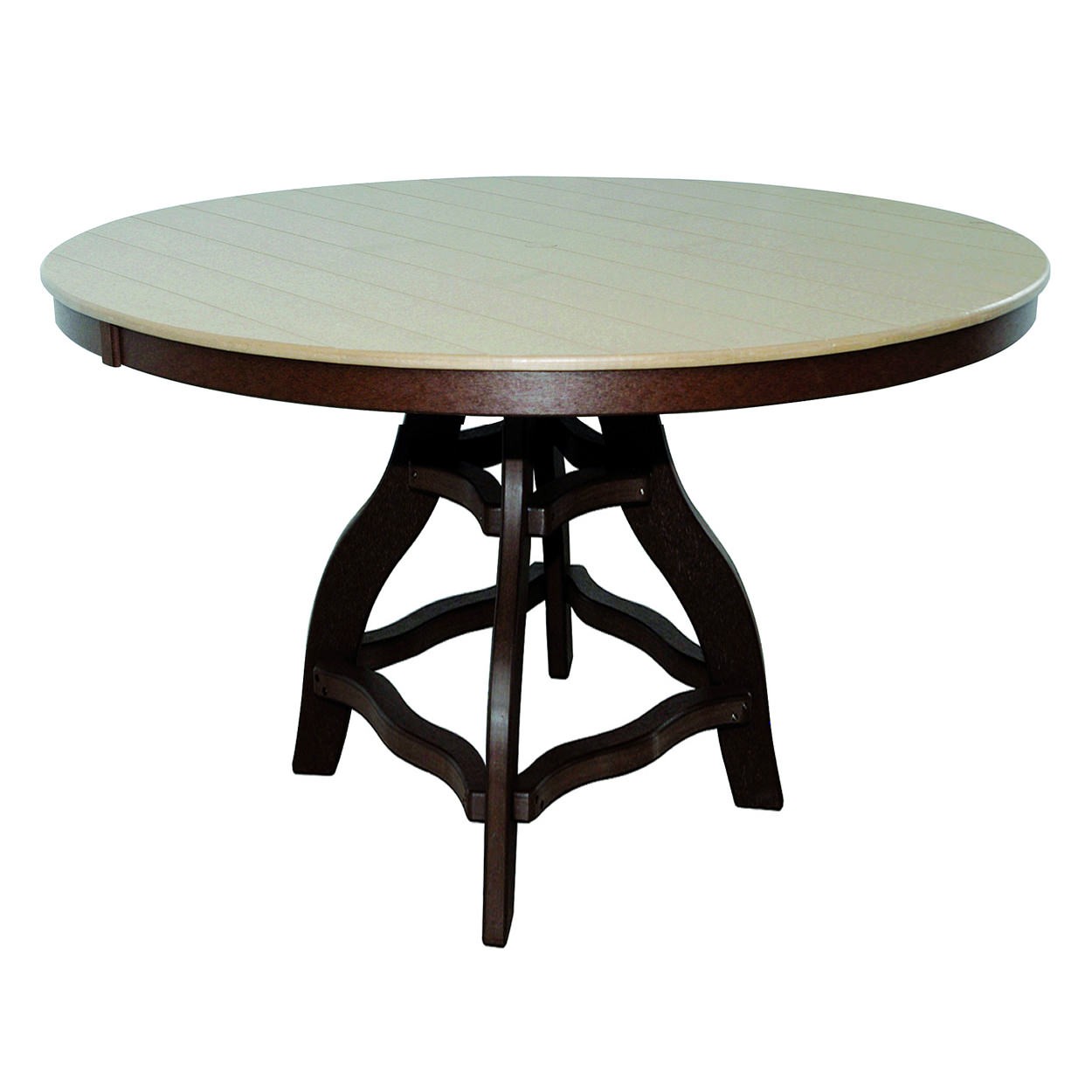 Amish Poly 60 in Round Bar Table