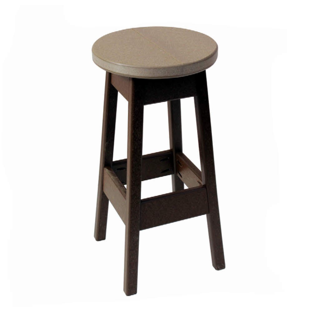 Amish Poly Patio Bar Stool - Sold in Pairs