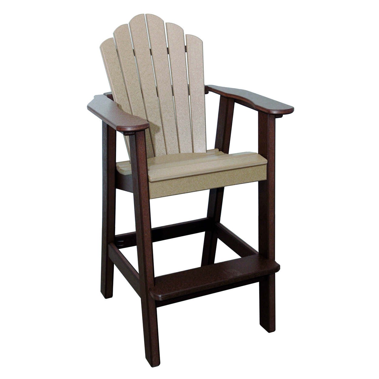 Amish Poly Snuggle-Back Bar Chair - Sold in Pairs