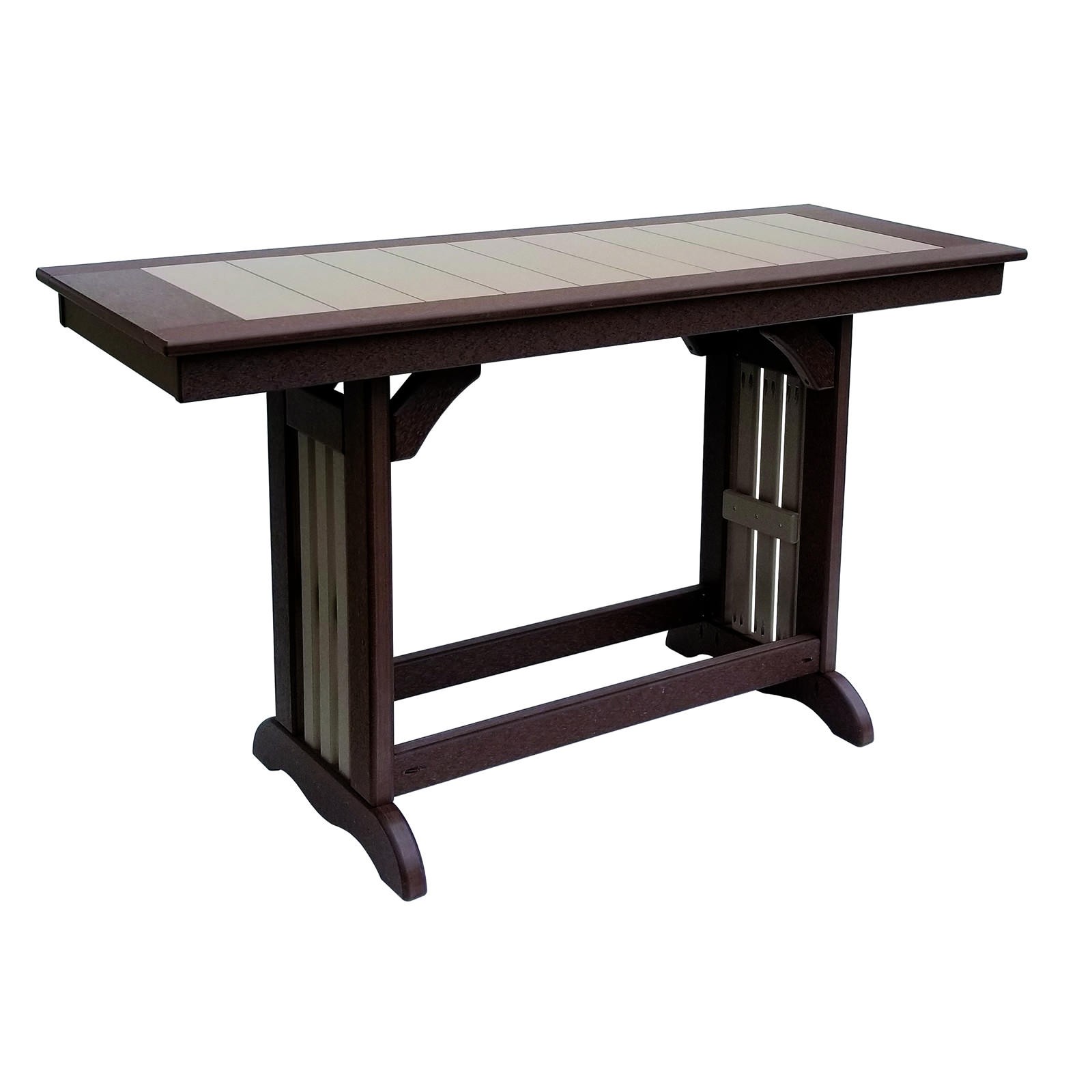 Amish Poly 22 in x 60 in Brunch Buffet Counter Table