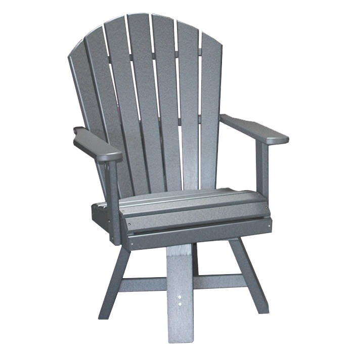 Amish Poly Classic 20in Swivel Dining Chair