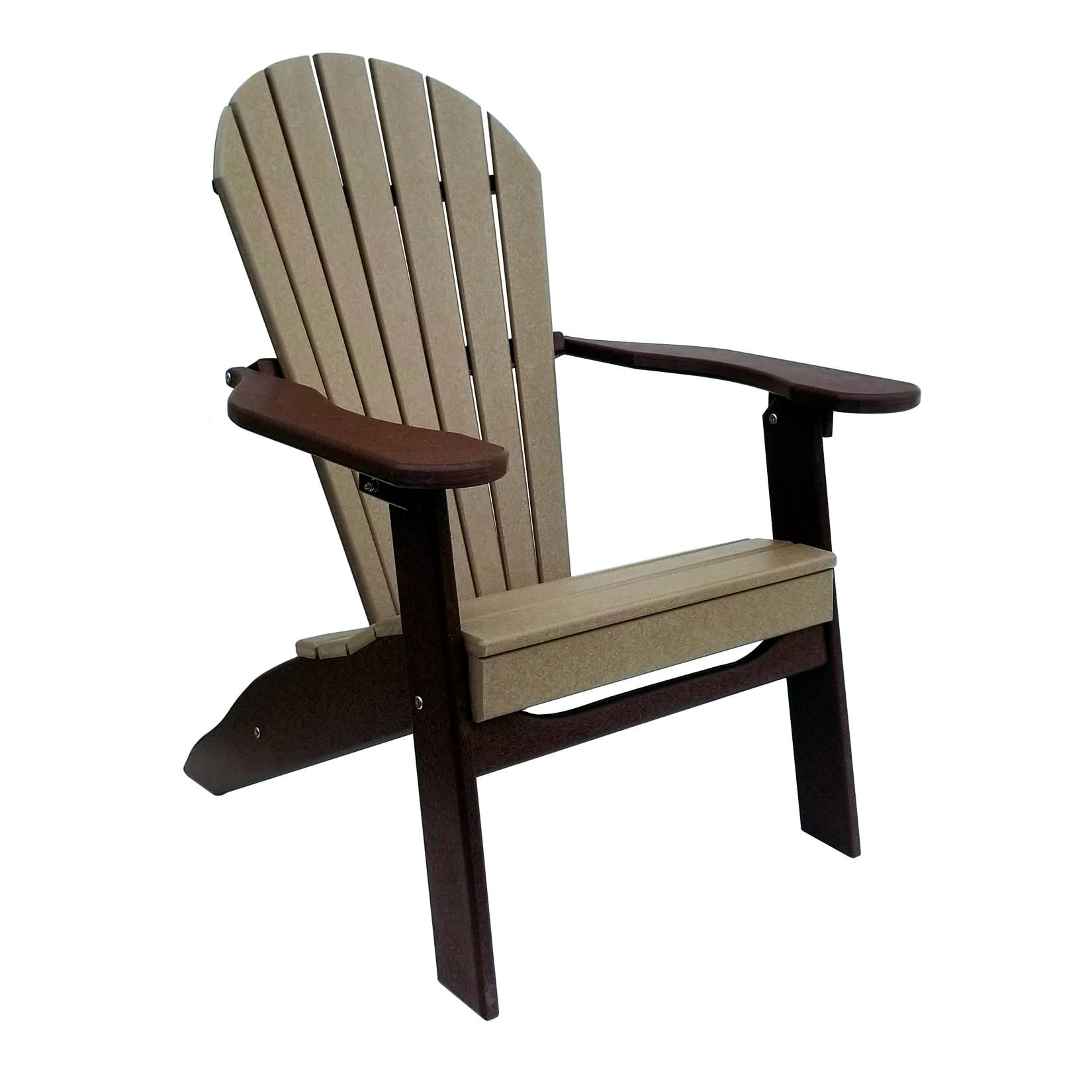 Amish Poly Comfy-Back Folding Adirondack Chair - Sold in Pairs