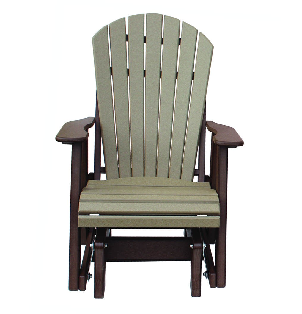 Amish Poly Comfy-Back Single Glider - Sold in Pairs