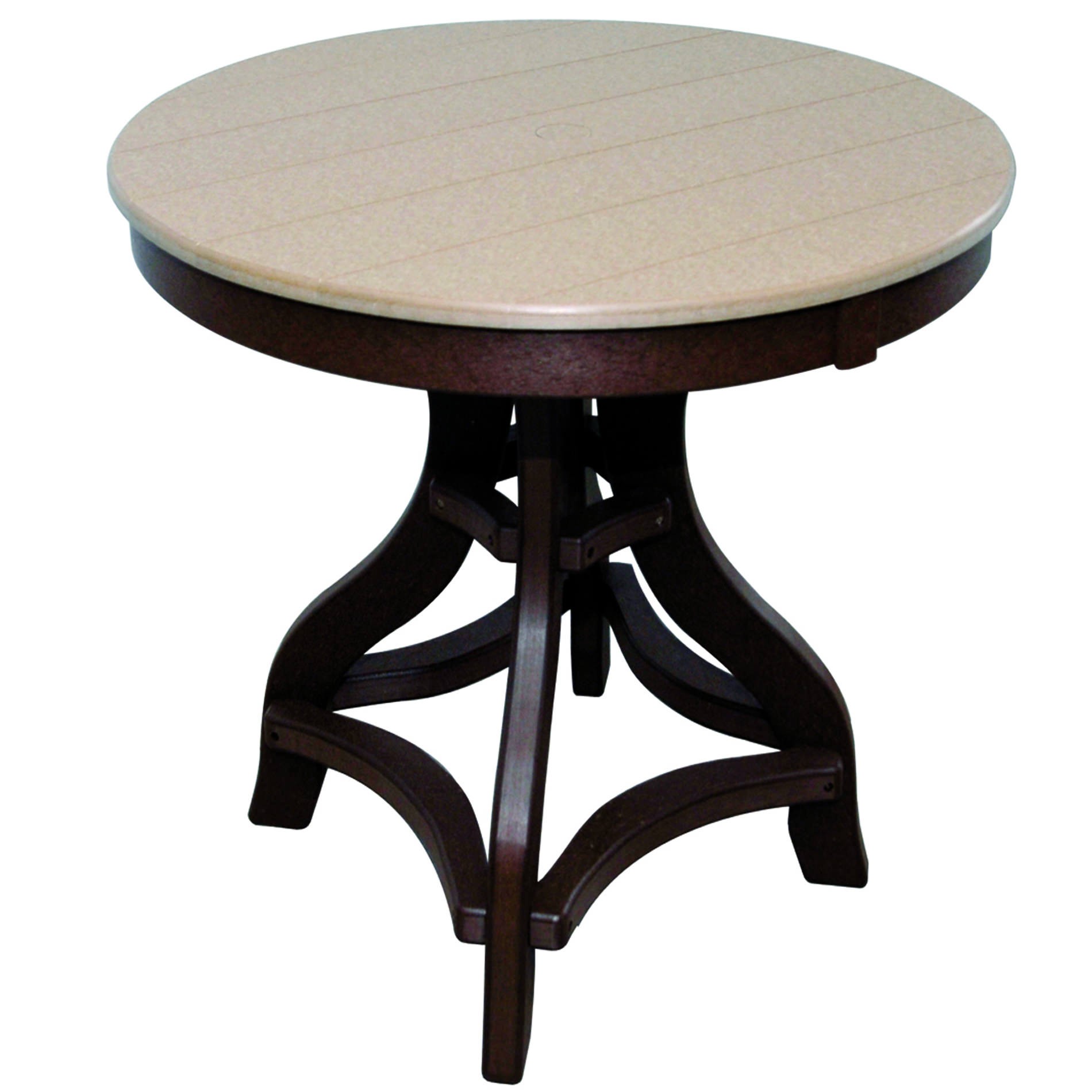 Amish Poly 32 in Round Counter Table