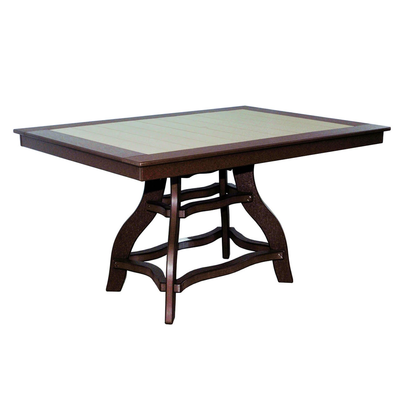 Amish Poly 36 in x 46 in Rectangle Counter Table