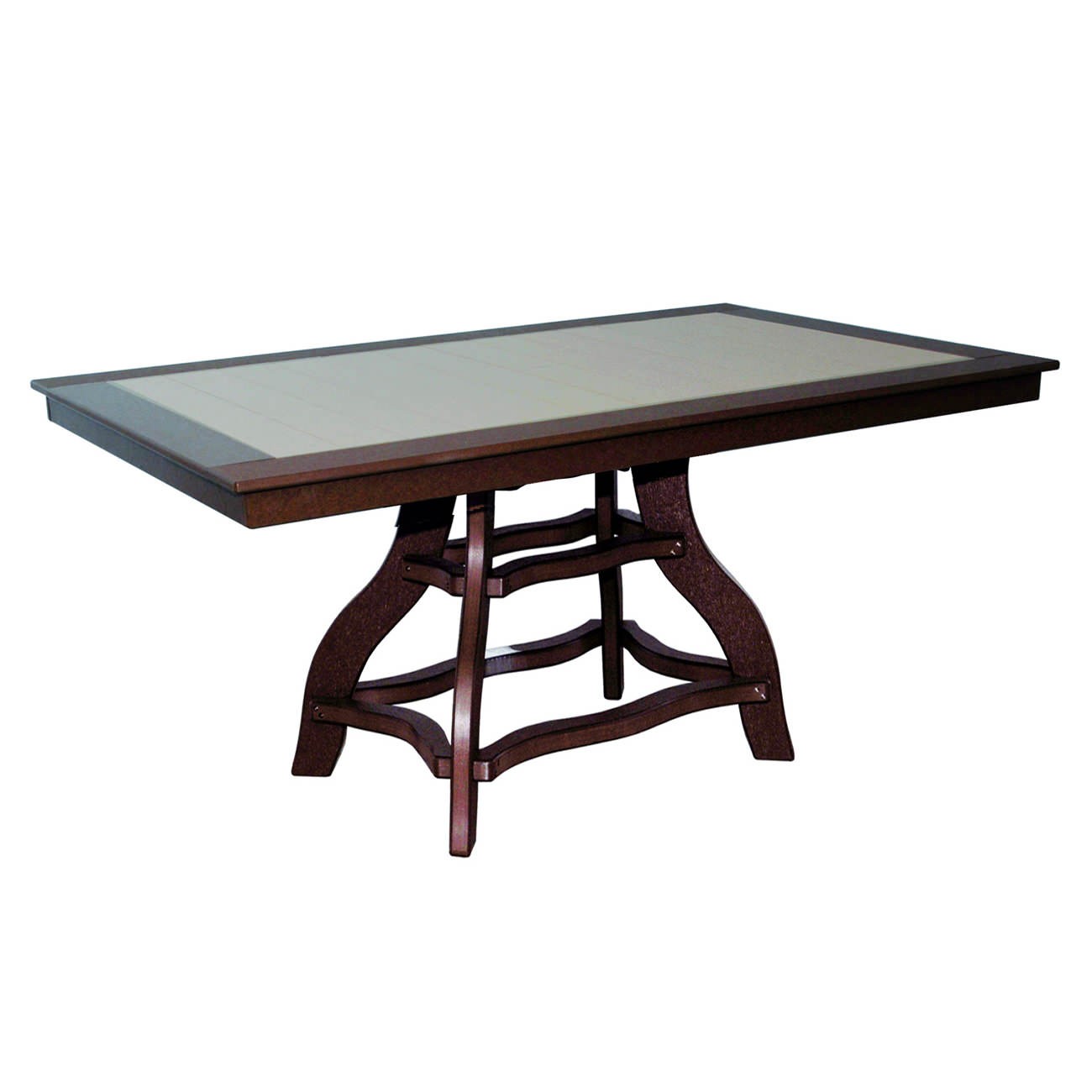 Amish Poly 36 in x 60 in Rectangle Counter Table