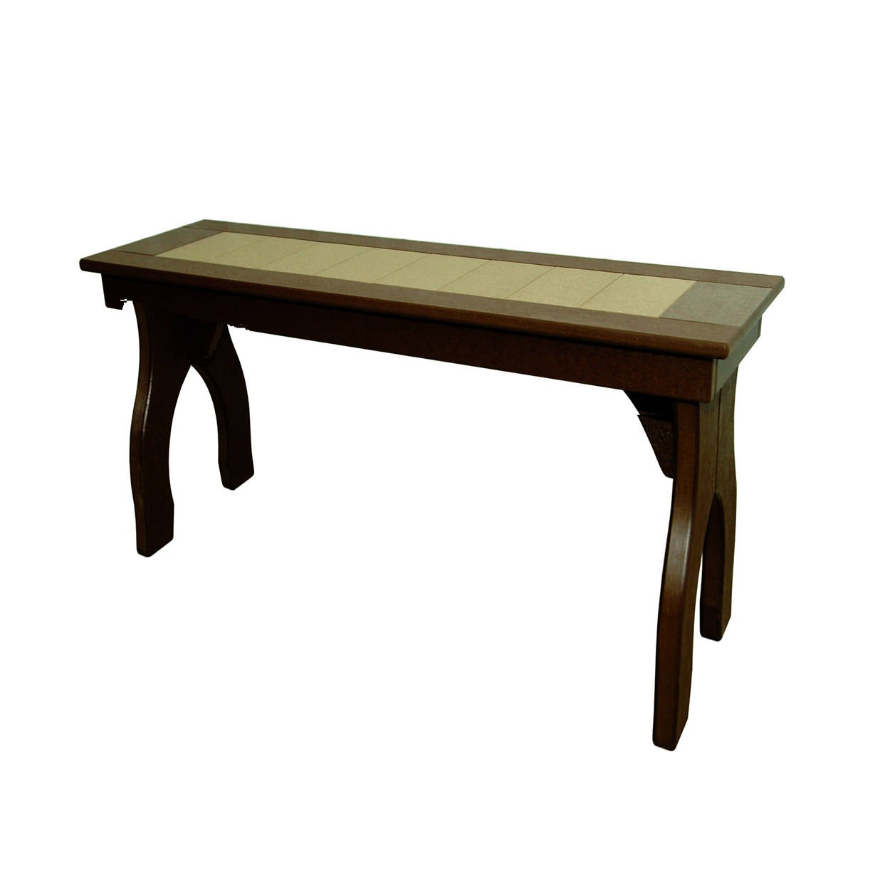 Amish Poly 40 in Backless Counter Bench