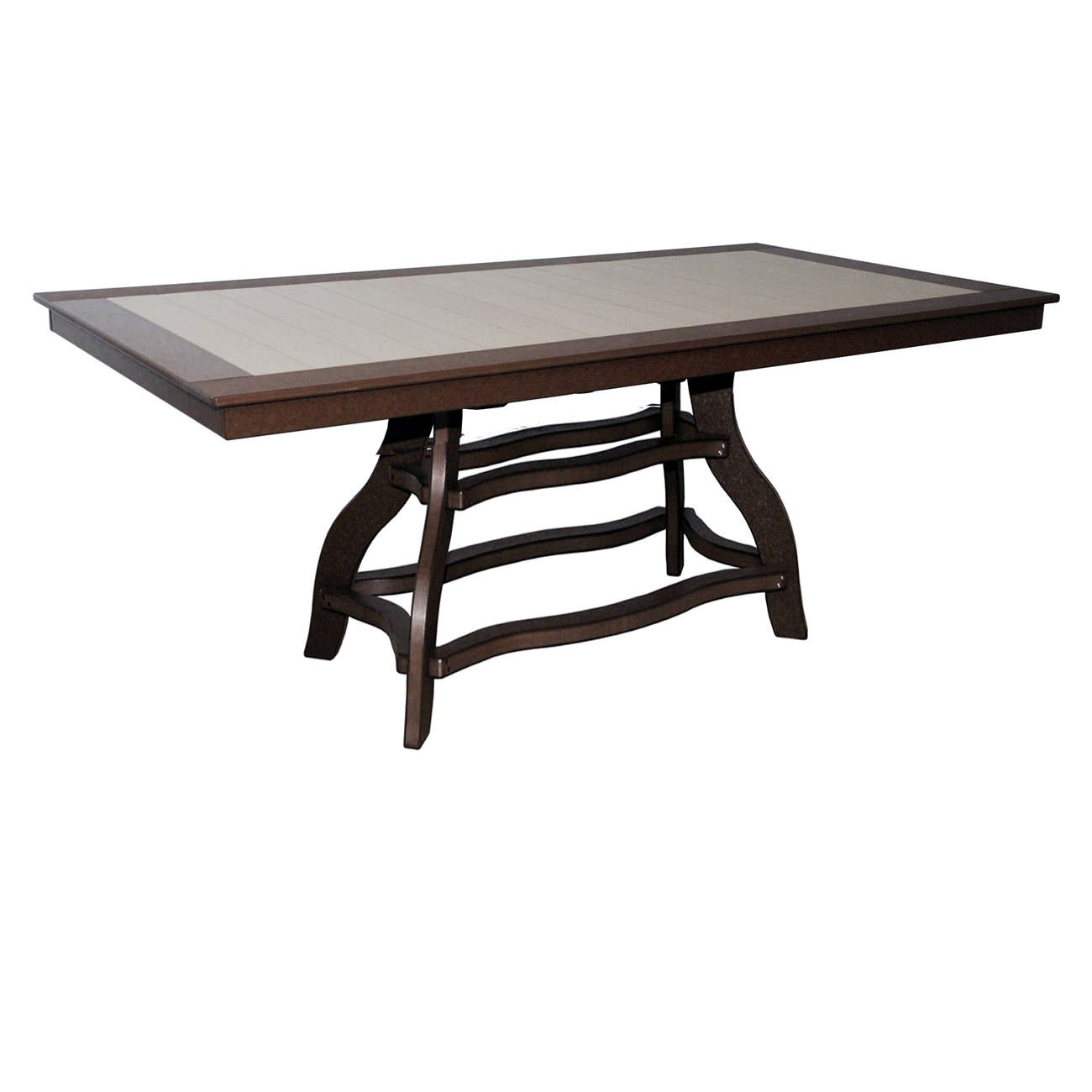 Amish Poly 44 in x 84 in Rectangle Dining Table