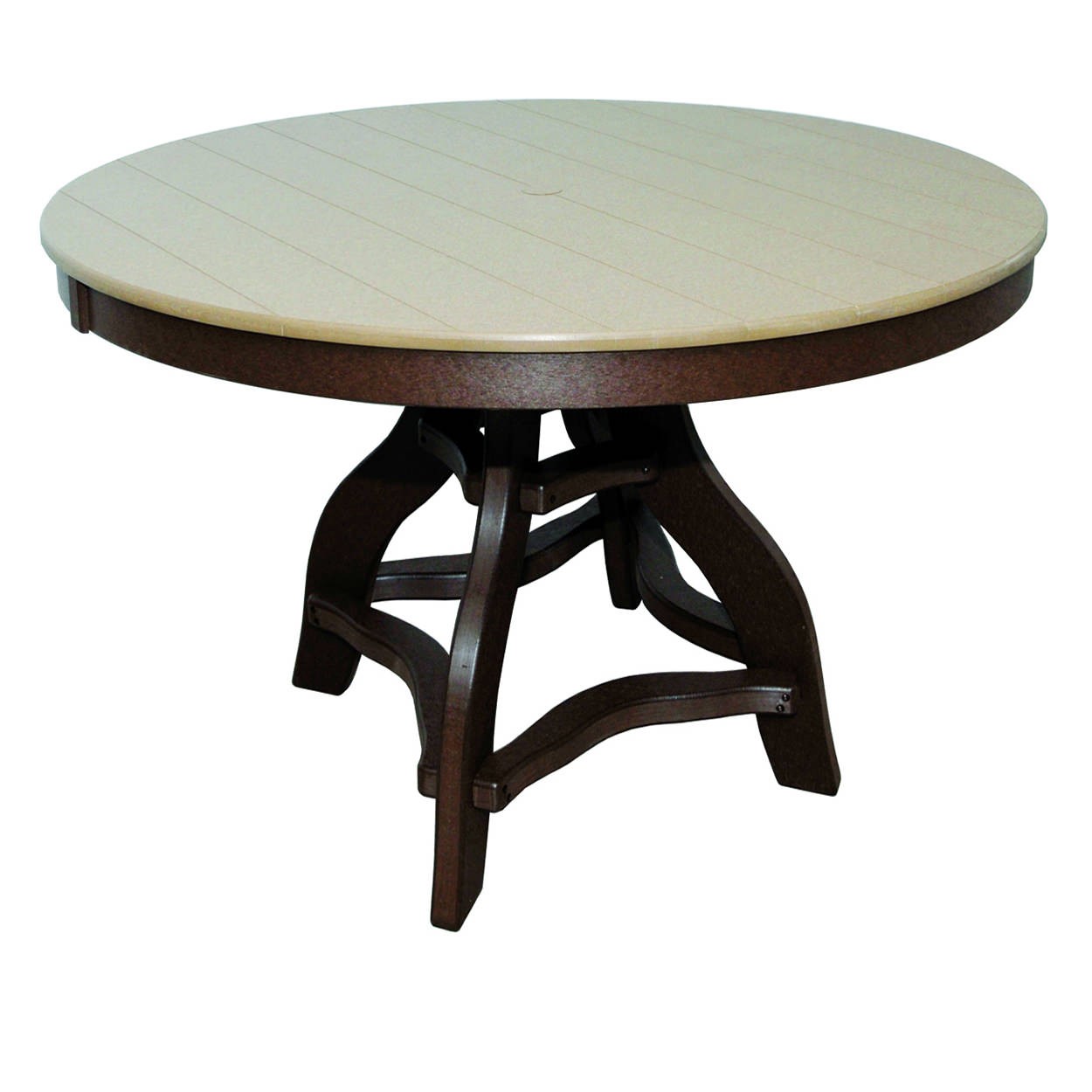 Amish Poly 48 in Round Counter Table