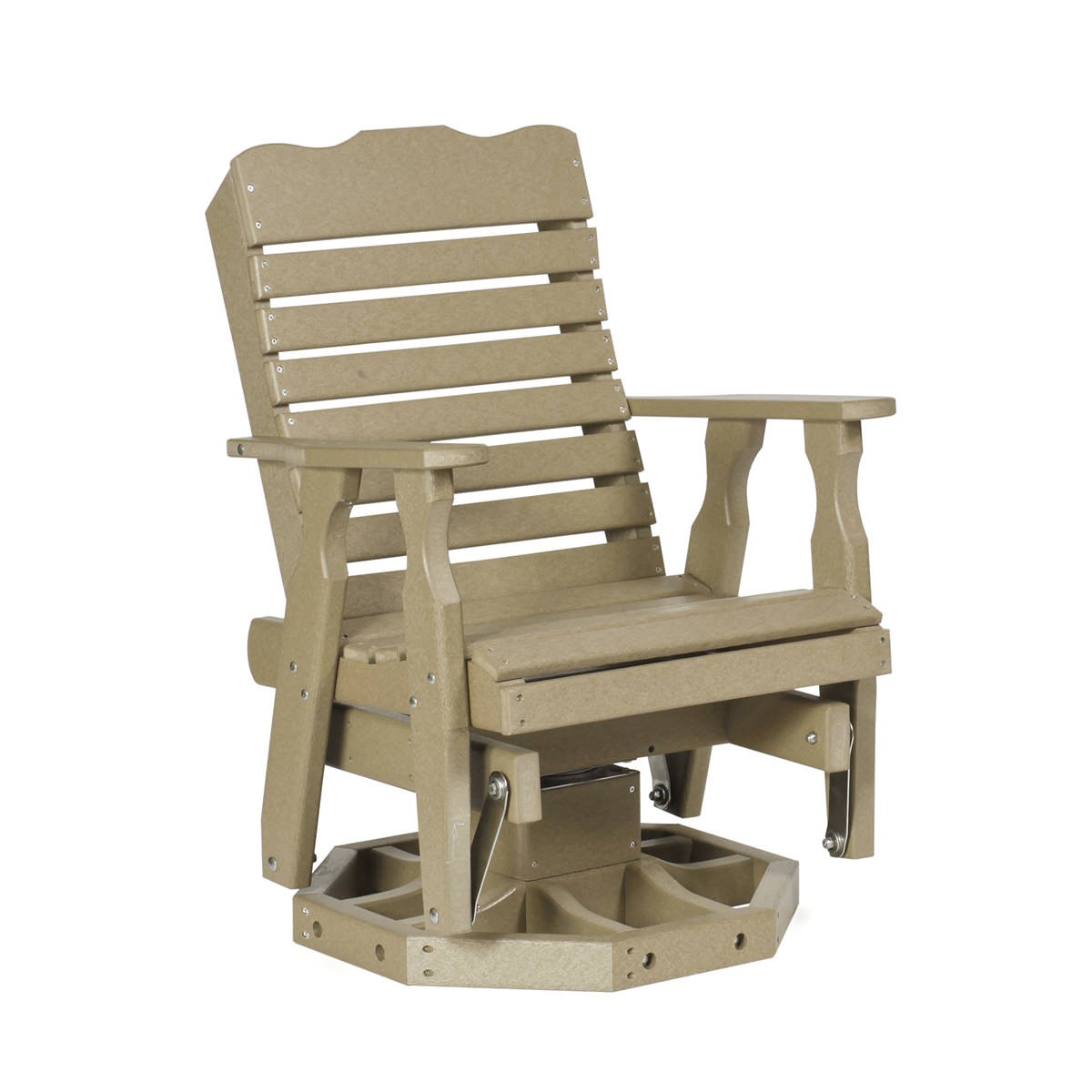 Amish Poly Curve-Back Glider Set