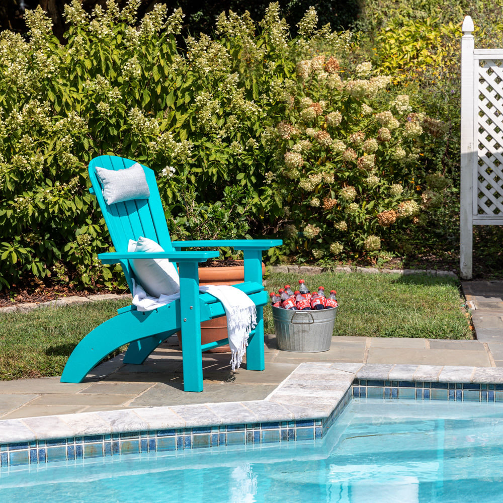 Amish Poly Deluxe Fanback Adirondack Chair