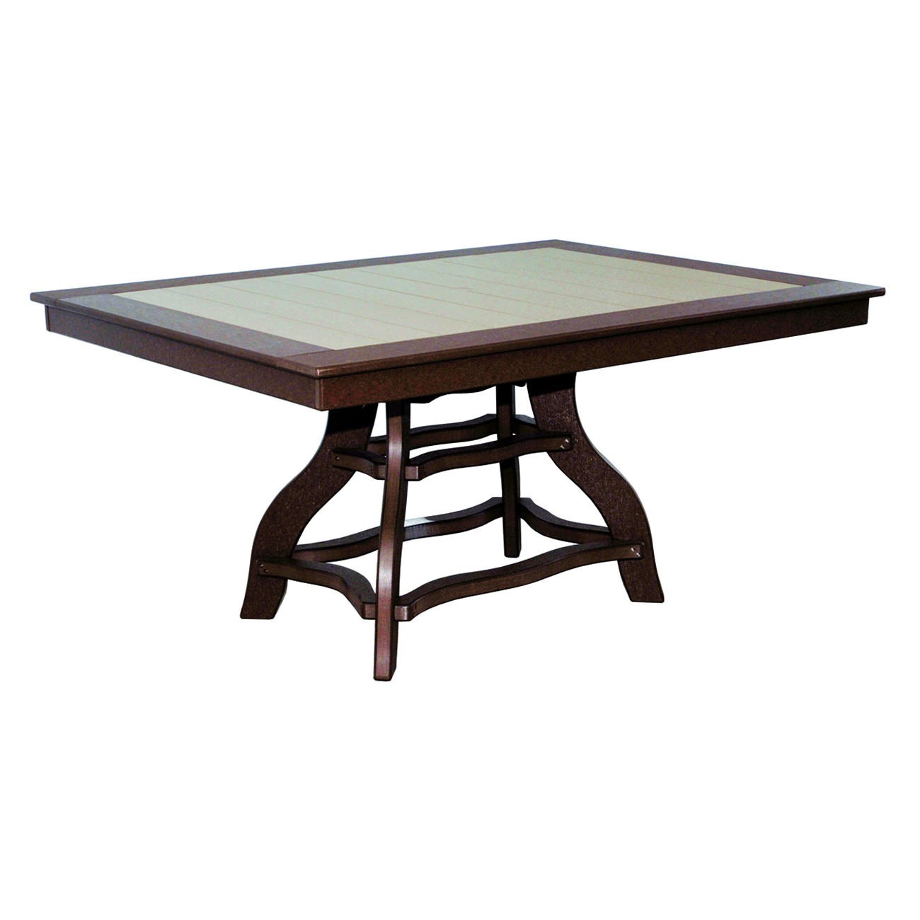 Amish Poly 36 in x 46 in Rectangle Dining Table