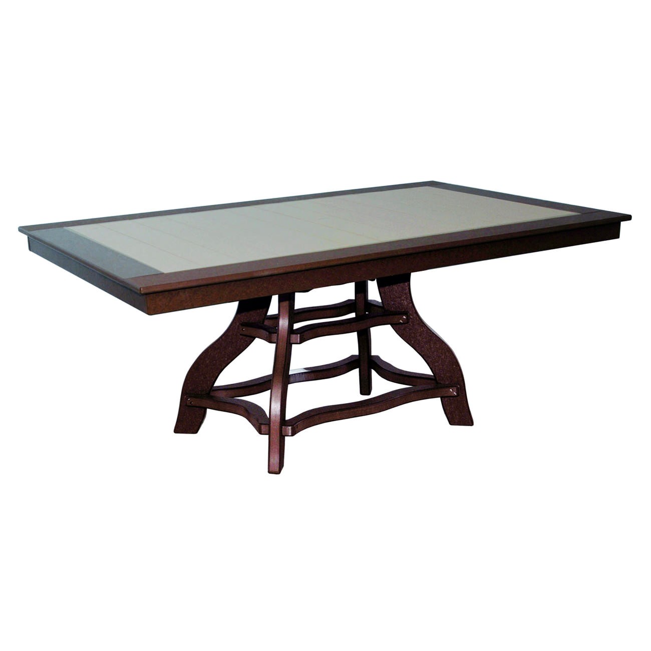 Amish Poly 44 in x 72 in Rectangle Dining Table