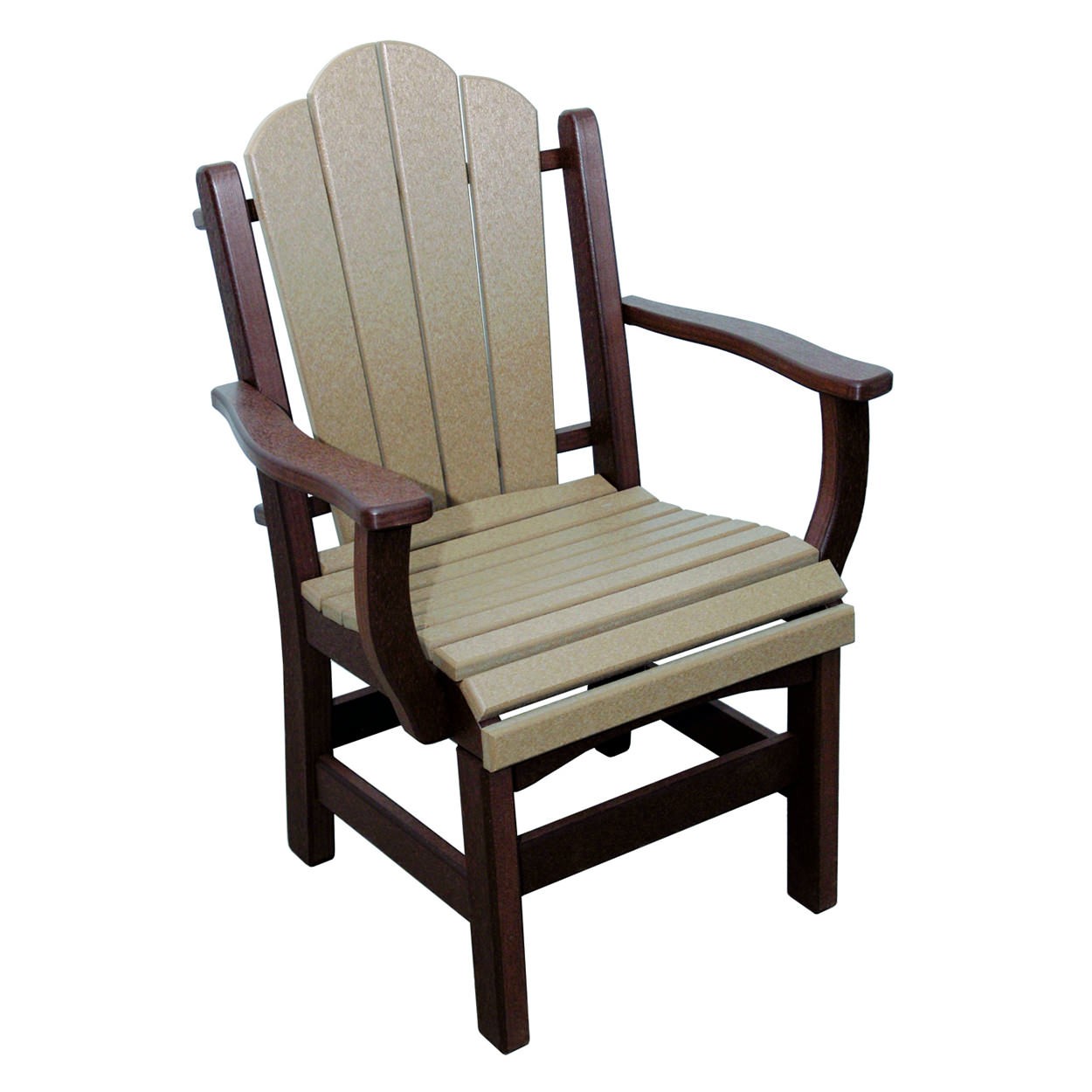 Amish Poly Daisy Dining Arm Chair - Sold in Pairs