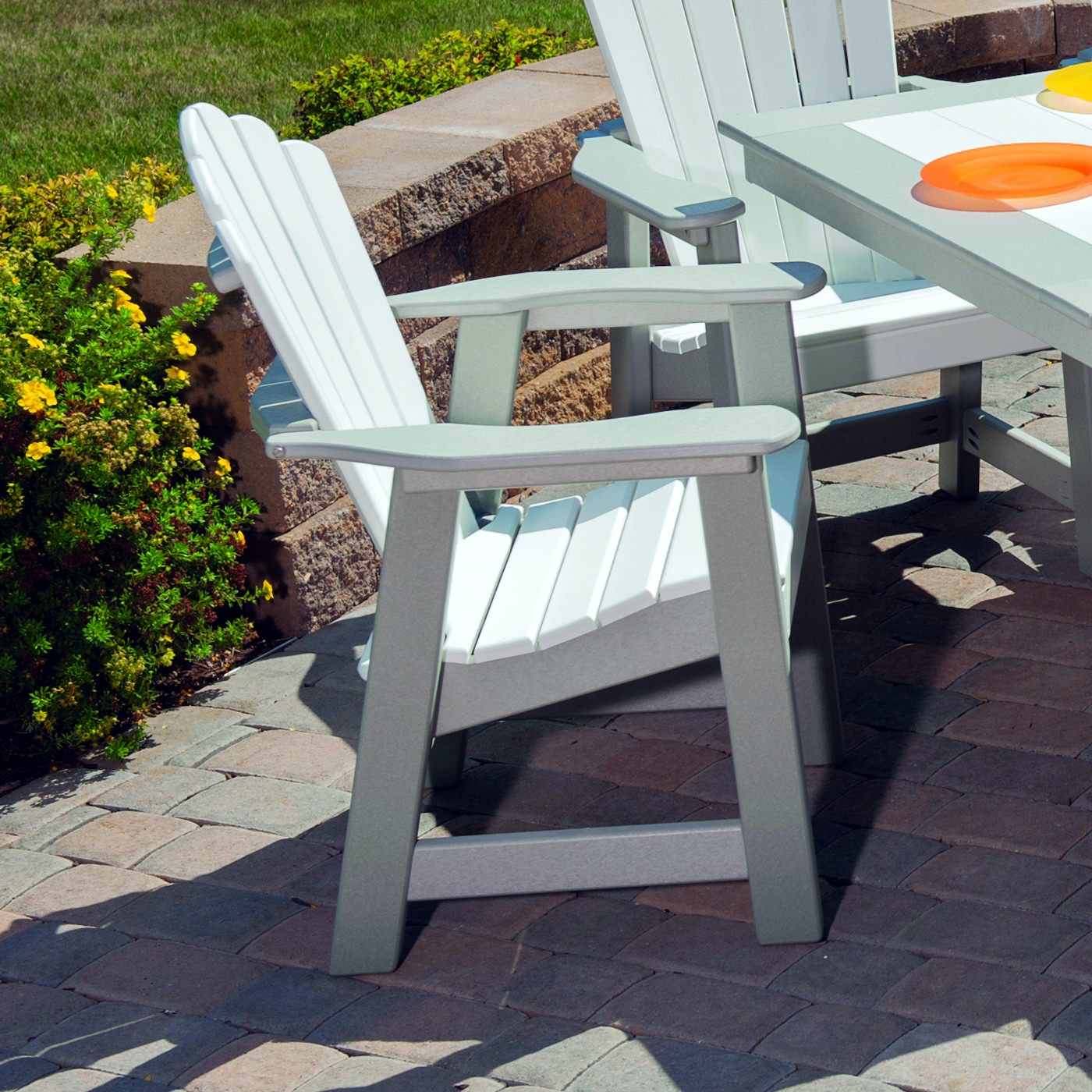 Amish Poly Snuggle-Back Dining Chair - Sold in Pairs