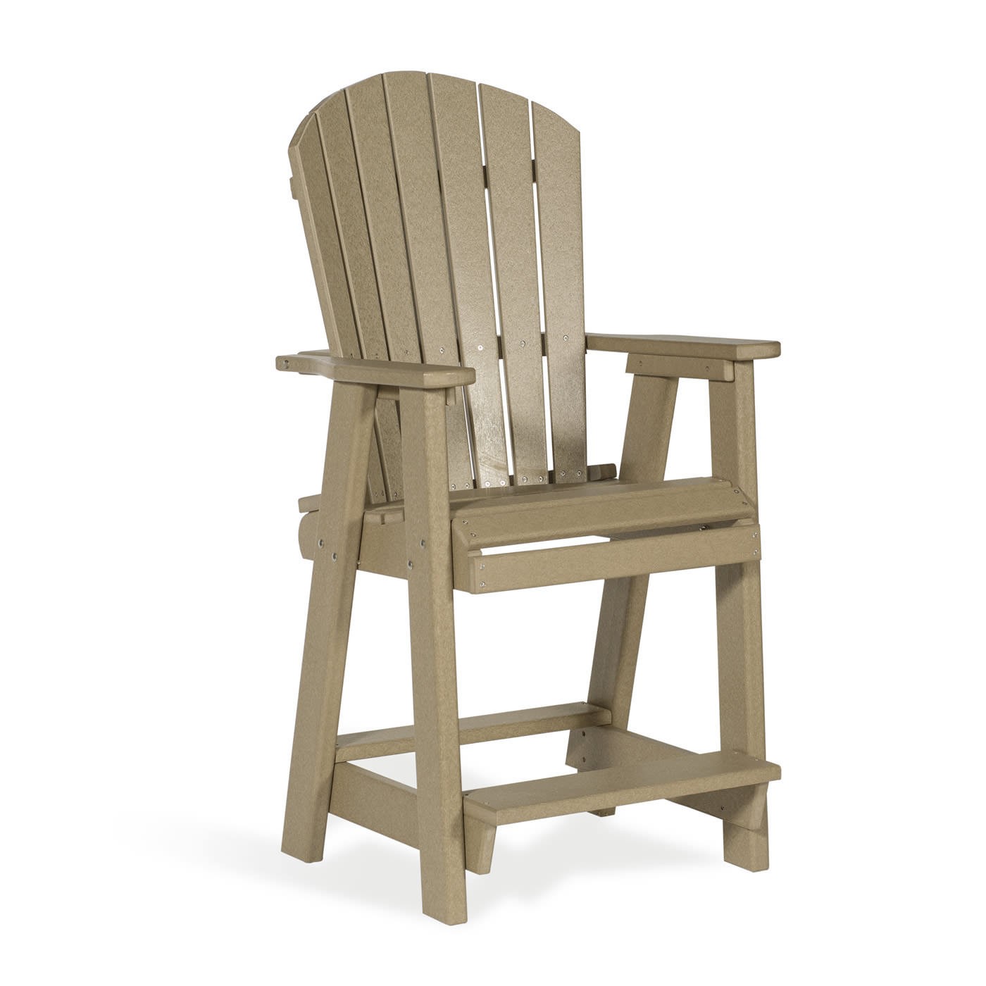 Amish Poly Fan-Back Balcony 3pc Bar Set