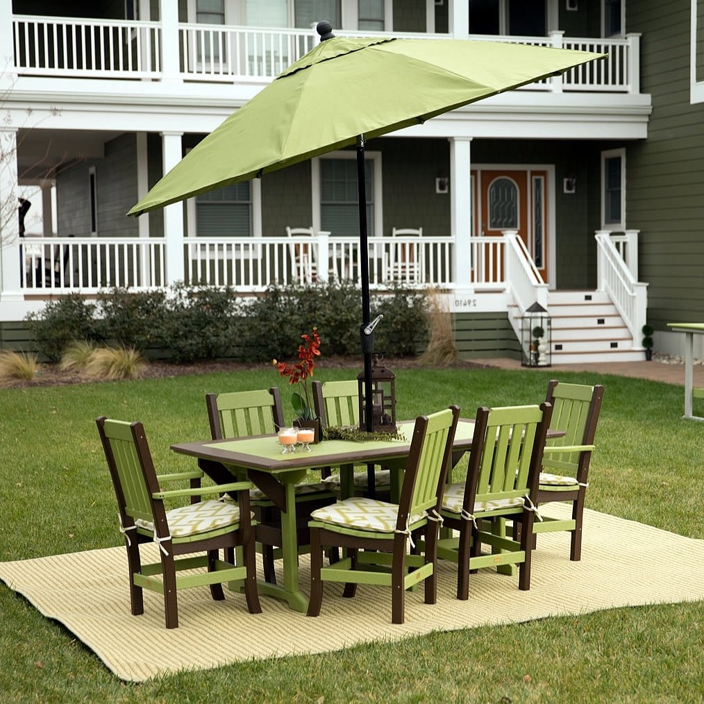 Shown in Lime Green slats with Brown frame