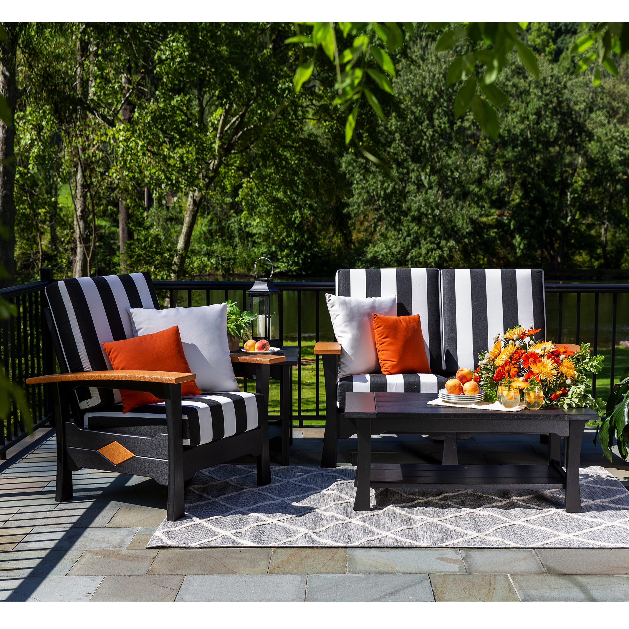 Amish Poly Mission Deep Seating 4 pc Seating Set