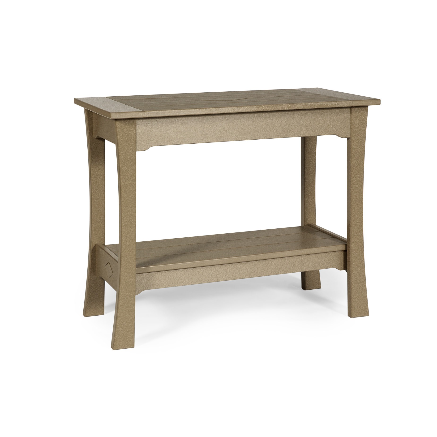 Amish Poly Mission Serving Table - Counter Height