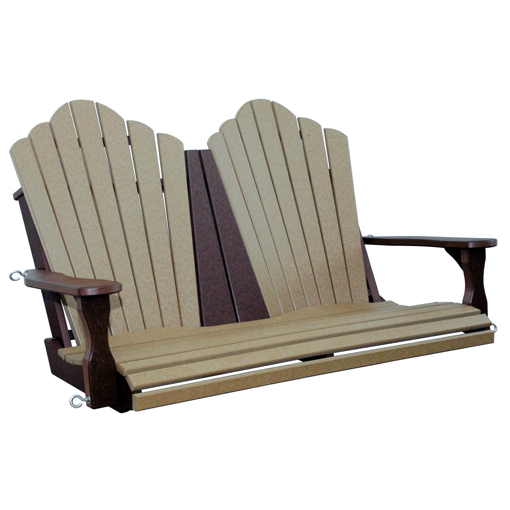 Amish Poly Snuggle-Back 5 ft Swing w/ Stainless Steel Chain