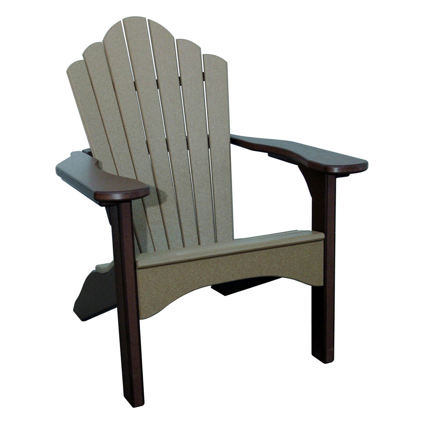Amish Poly Snuggle-Back Adirondack Chair - Sold in Pairs