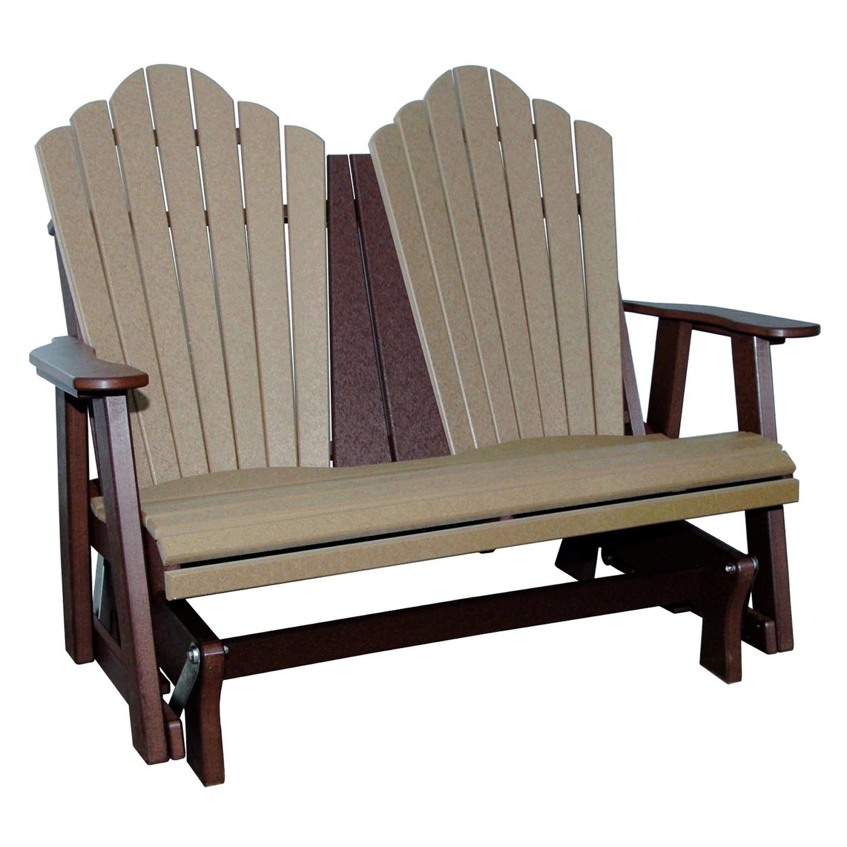 Amish Poly Snuggle-Back Double Glider