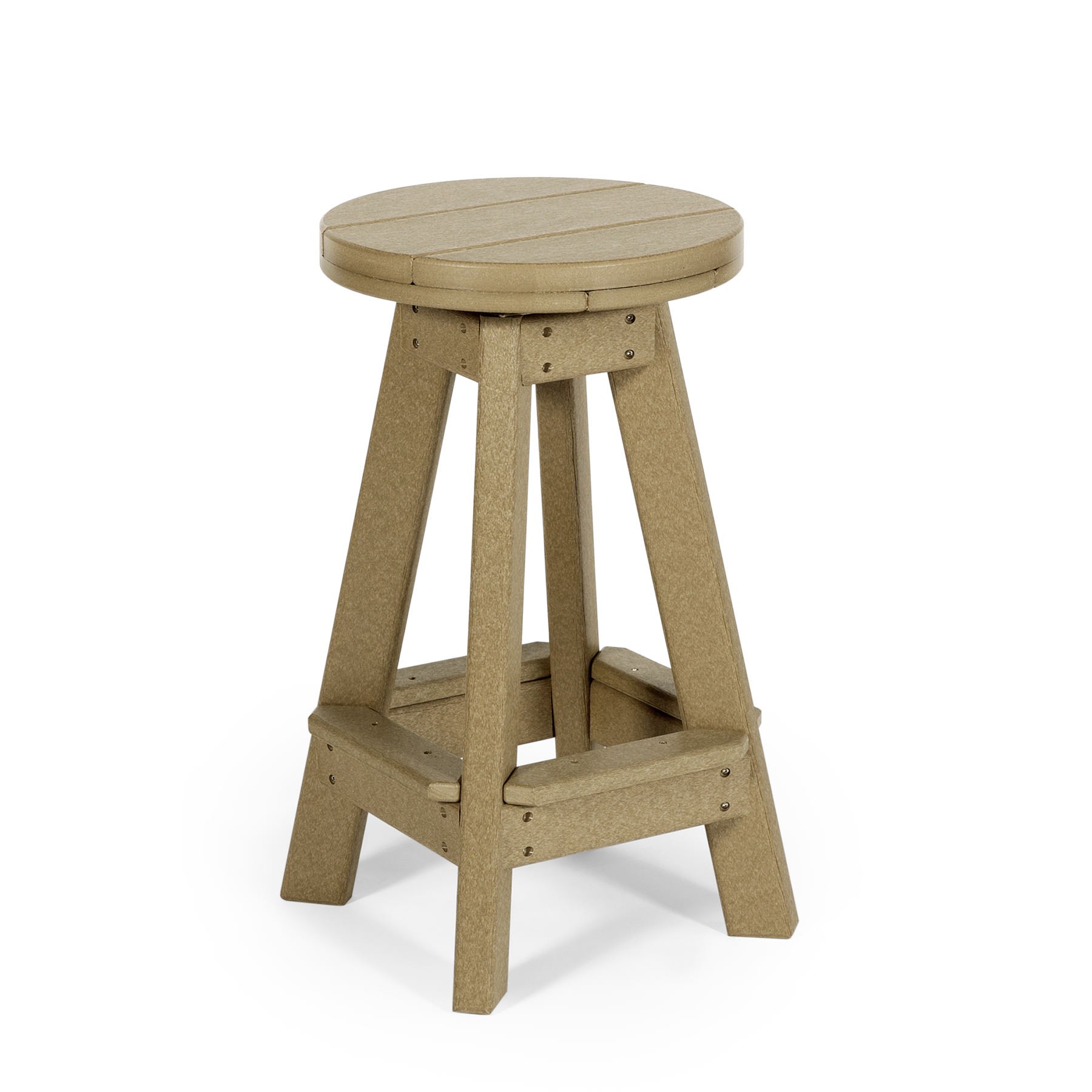 Amish Poly Swivel Bar Stool